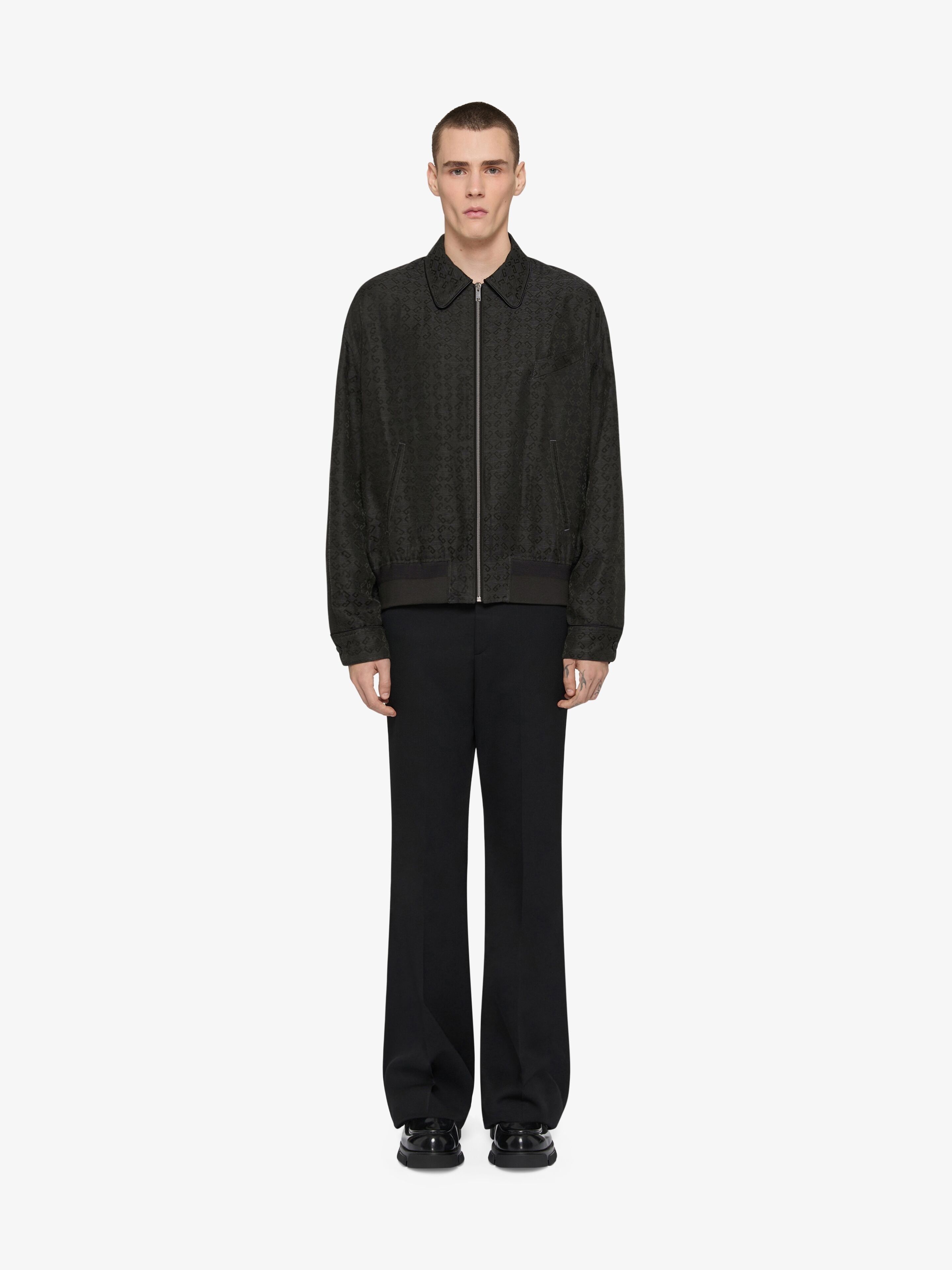 Givenchy o1w1db10326 Evening Blouson Jacket in Dark Grey Size US L / EU 52-54 / 3 - 2 Thumbnail