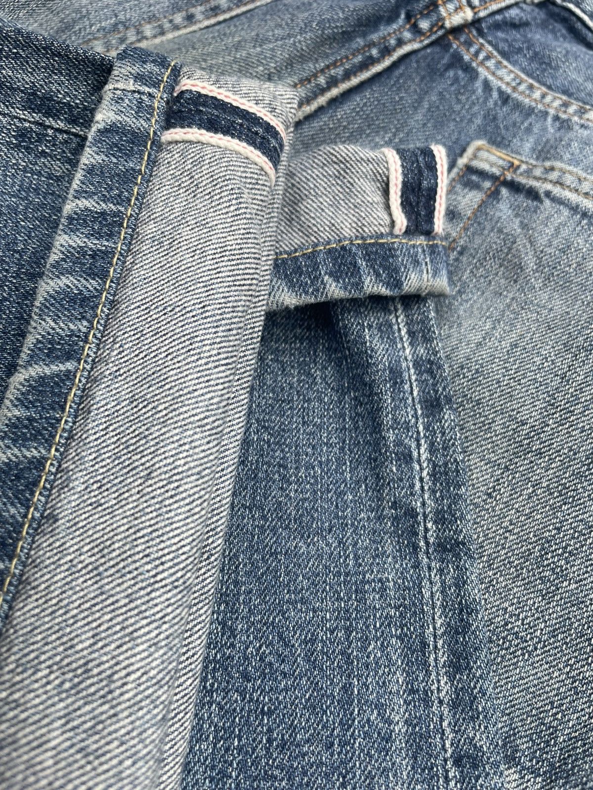 Japanese Brand × Uniqlo Uniqlo Selvedge Distresed Jeans Size US 36 / EU 52 - 13 Thumbnail