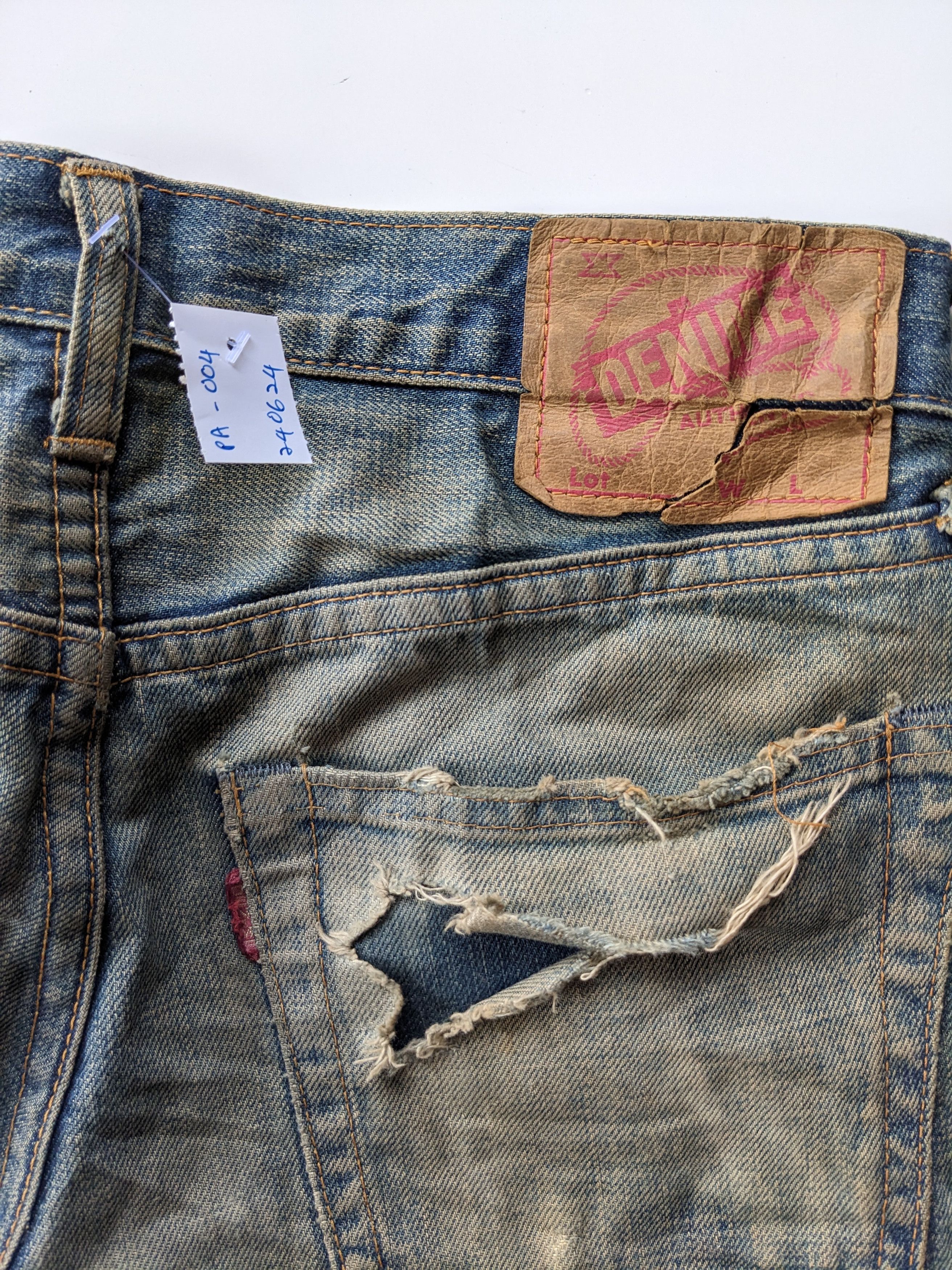 Denime Denime rusty distressed selvedge jeans Size US 31 - 8 Thumbnail