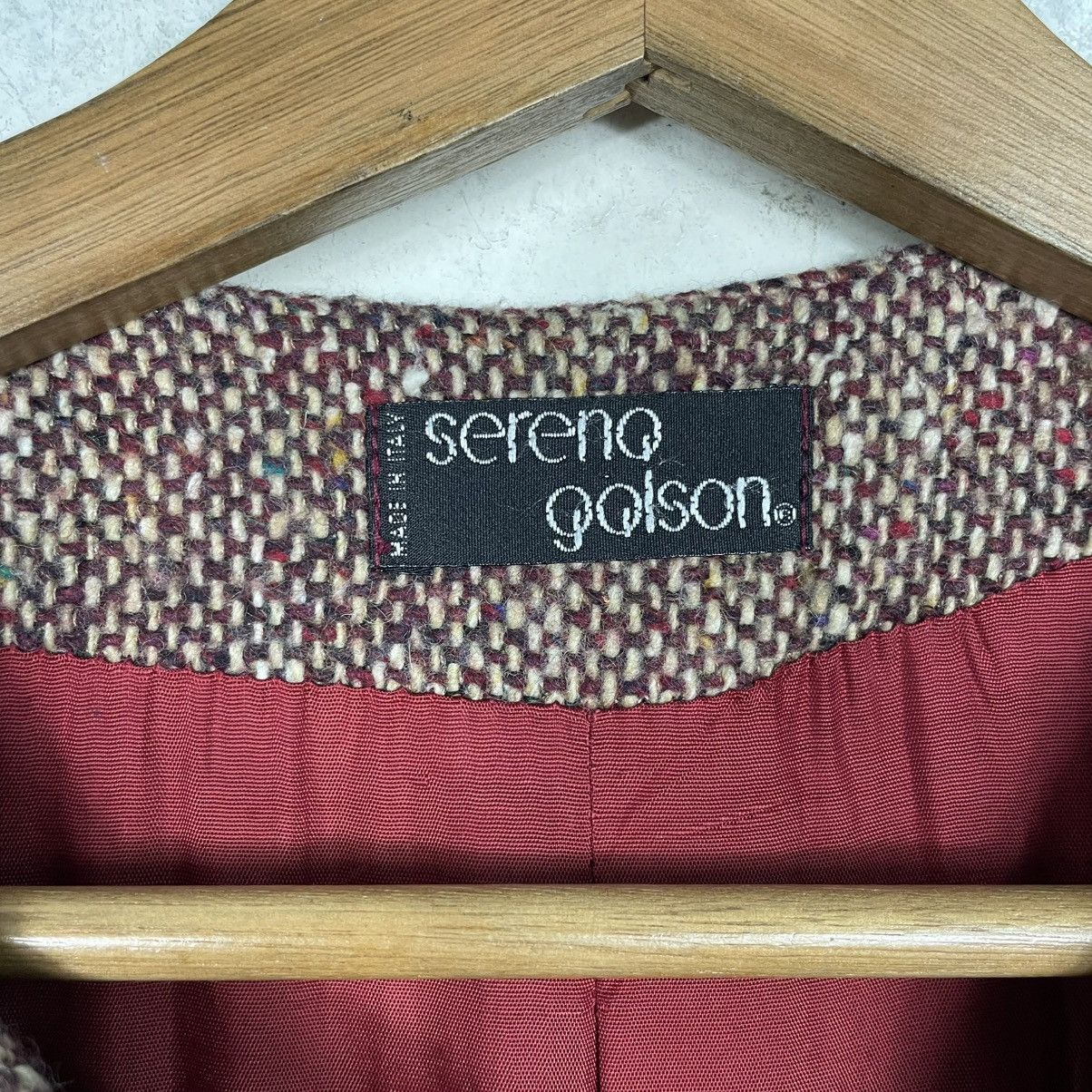 Other Made In Italy Sereno Golson Crop Jacket Size M / US 6-8 / IT 42-44 - 15 Thumbnail