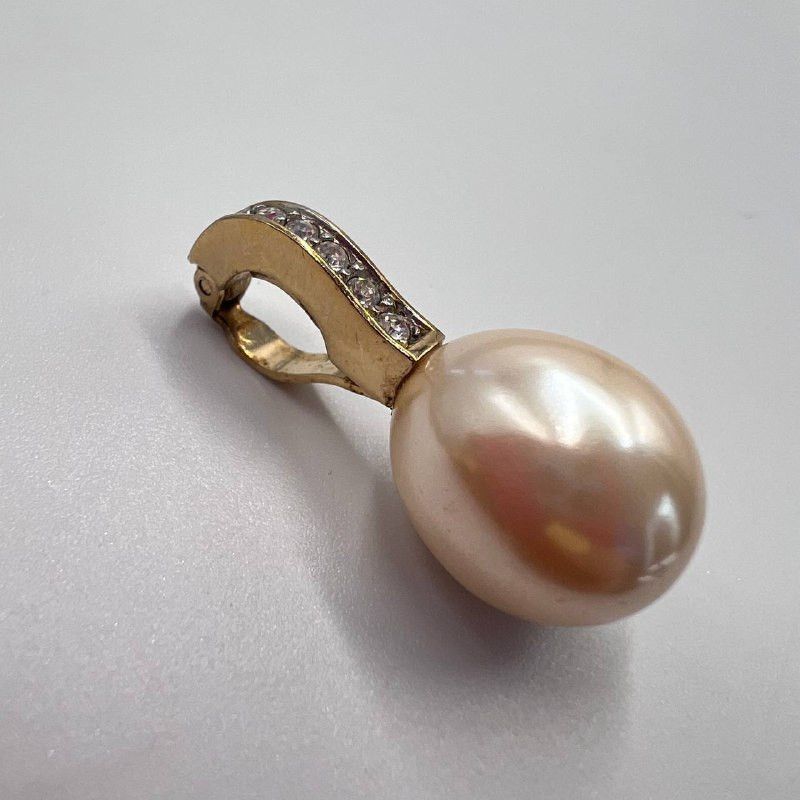 Vintage Vintage CIRO Pearl Pendant Signed Teardrop Drop Elegant Size ONE SIZE - 7 Thumbnail