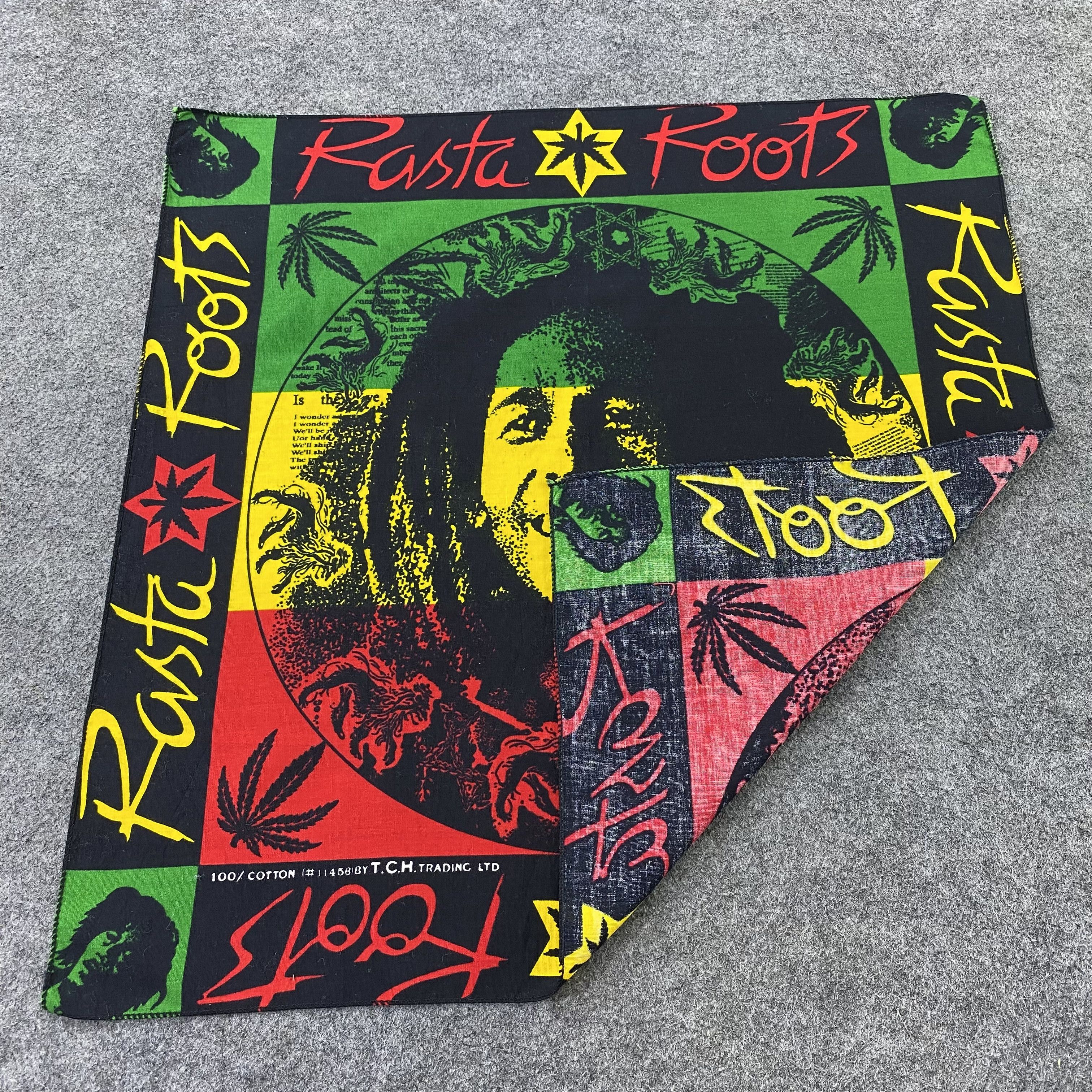 Bob Marley BOB MARLEY Handkerchief / Bandana / Neckerchief-B1395 Size ONE SIZE - 5 Thumbnail