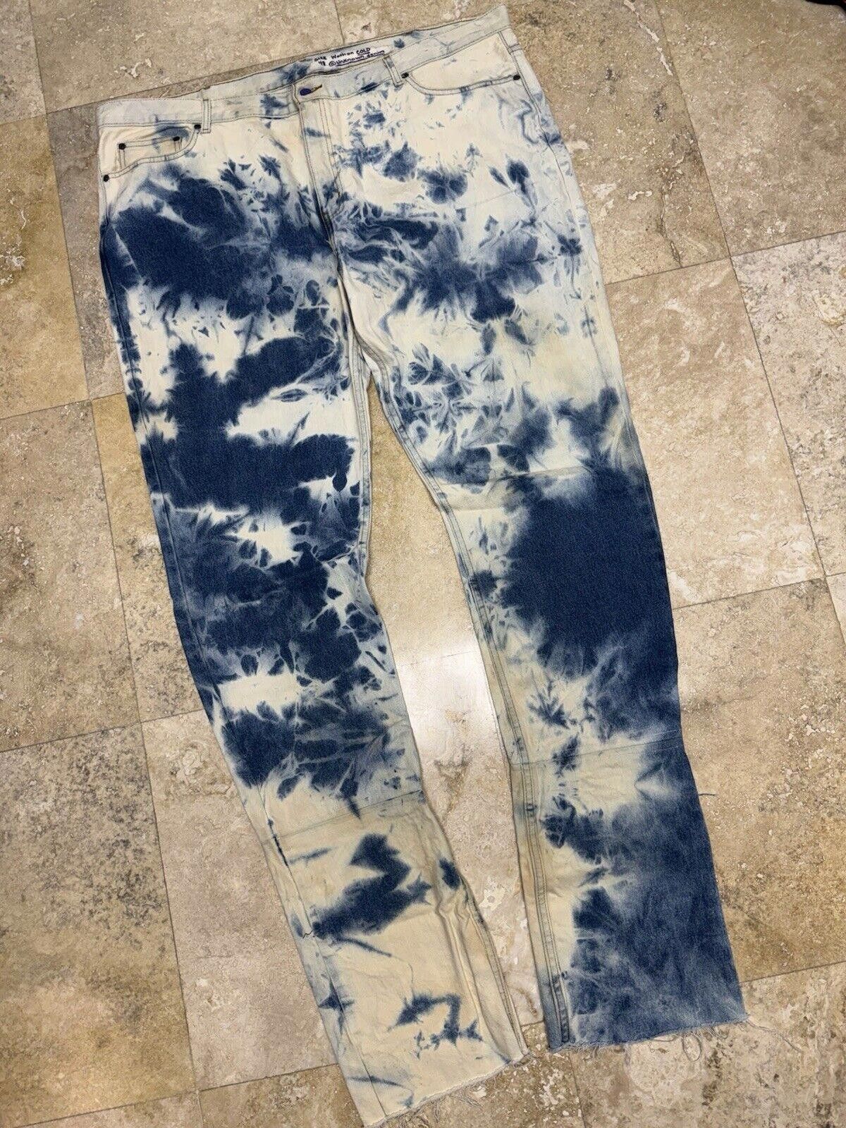 Rock Revival Jeans Men's Size 48 Tie Dye Stretch Stacked Jeans Size US 32 / EU 48 - 2 Thumbnail