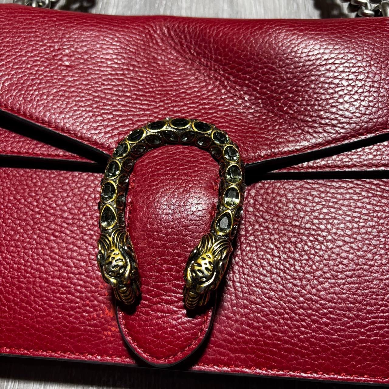 Gucci Gucci Dionysus mini bag Red Leather Authentic Size ONE SIZE - 3 Thumbnail