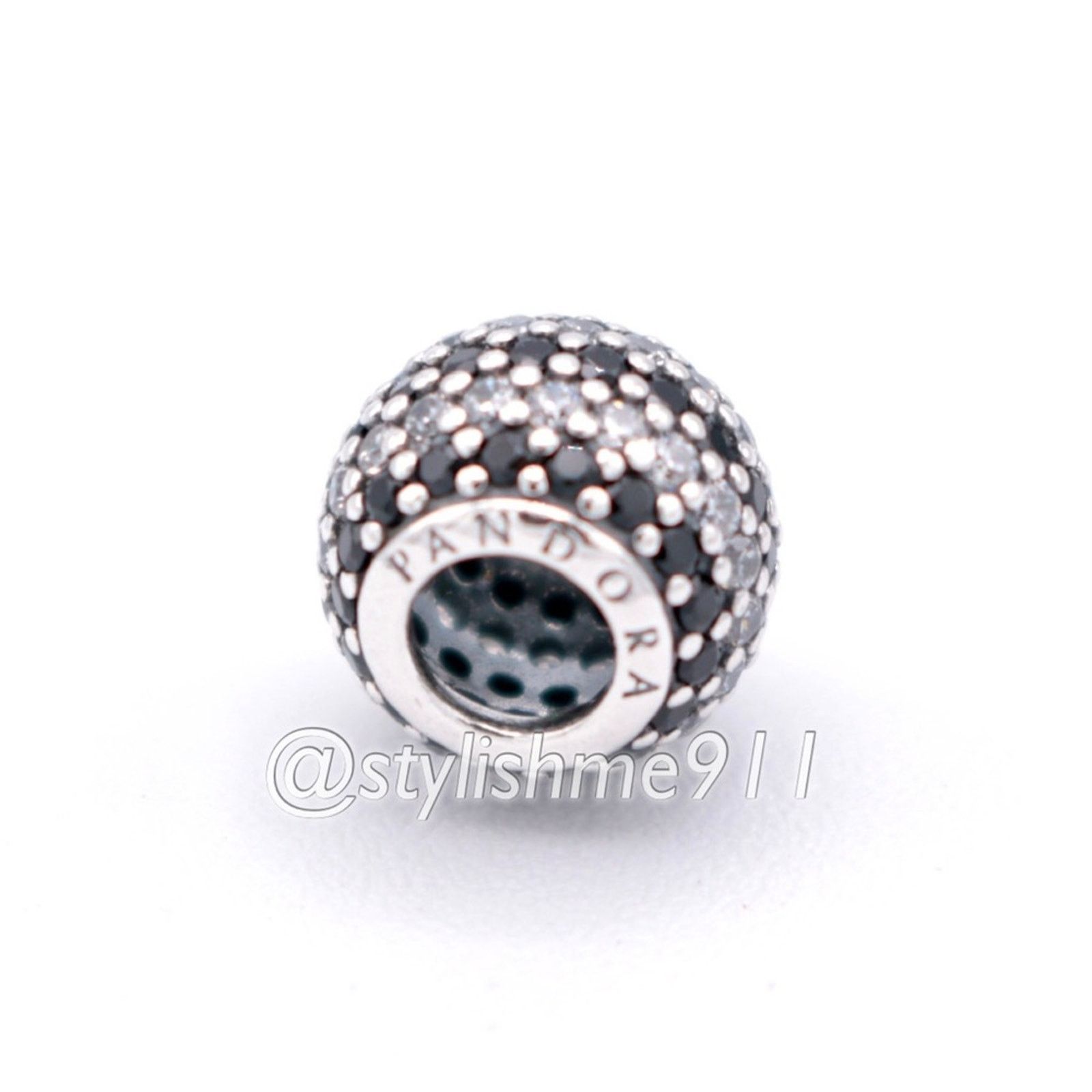 pandora Authentic PANDORA Black Nautical Pave Lights Charm Size ONE SIZE - 9 Thumbnail