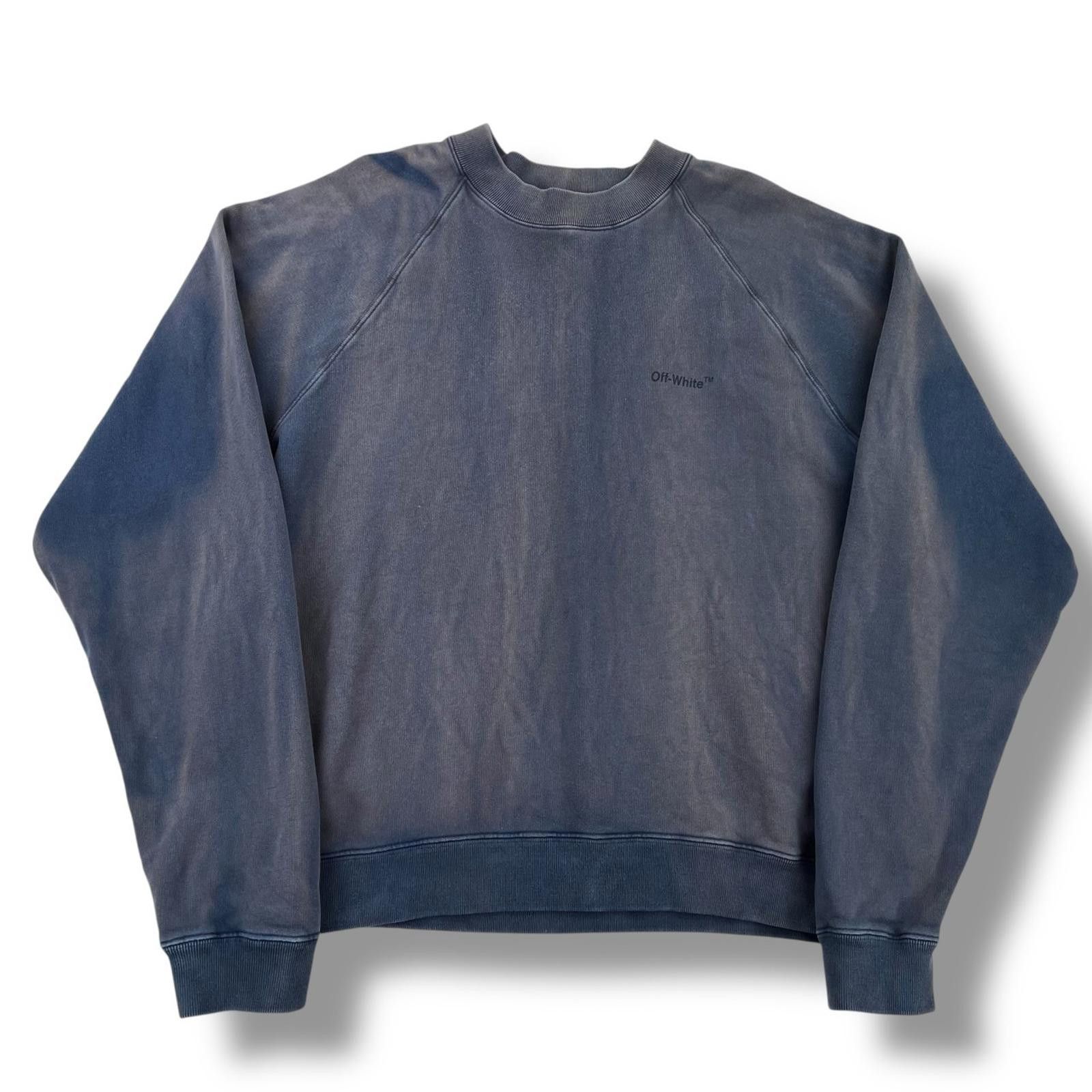 Off-White Off-White Bleach Diagonal Sweatshirt Size US L / EU 52-54 / 3 - 3 Thumbnail