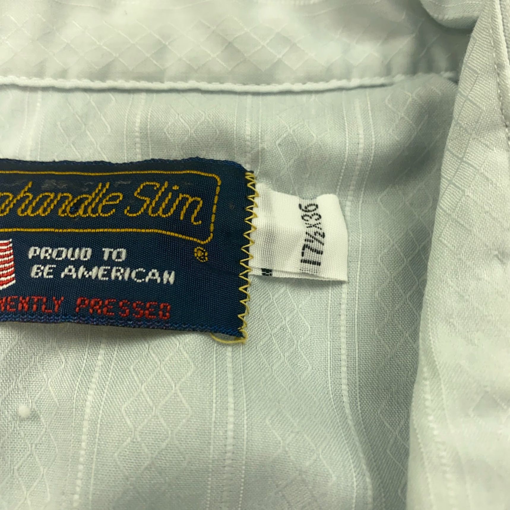 Vintage VINTAGE Panhandle Slim Western Shirt Mens 17.5 White Striped Pearl Snap Shirt Mens 17.5 White Striped Pearl Snap western cowboy retro Size US XL / EU 56 / 4 - 4 Thumbnail