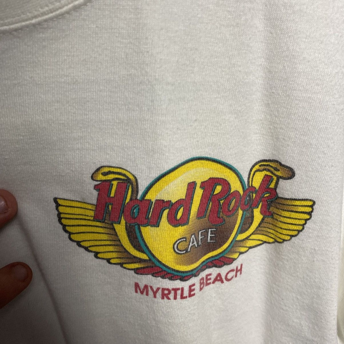 Hard Rock Cafe Vintage Hard Rock Graphic Logo y2k skate made in USA tee Size US S / EU 44-46 / 1 - 7 Thumbnail