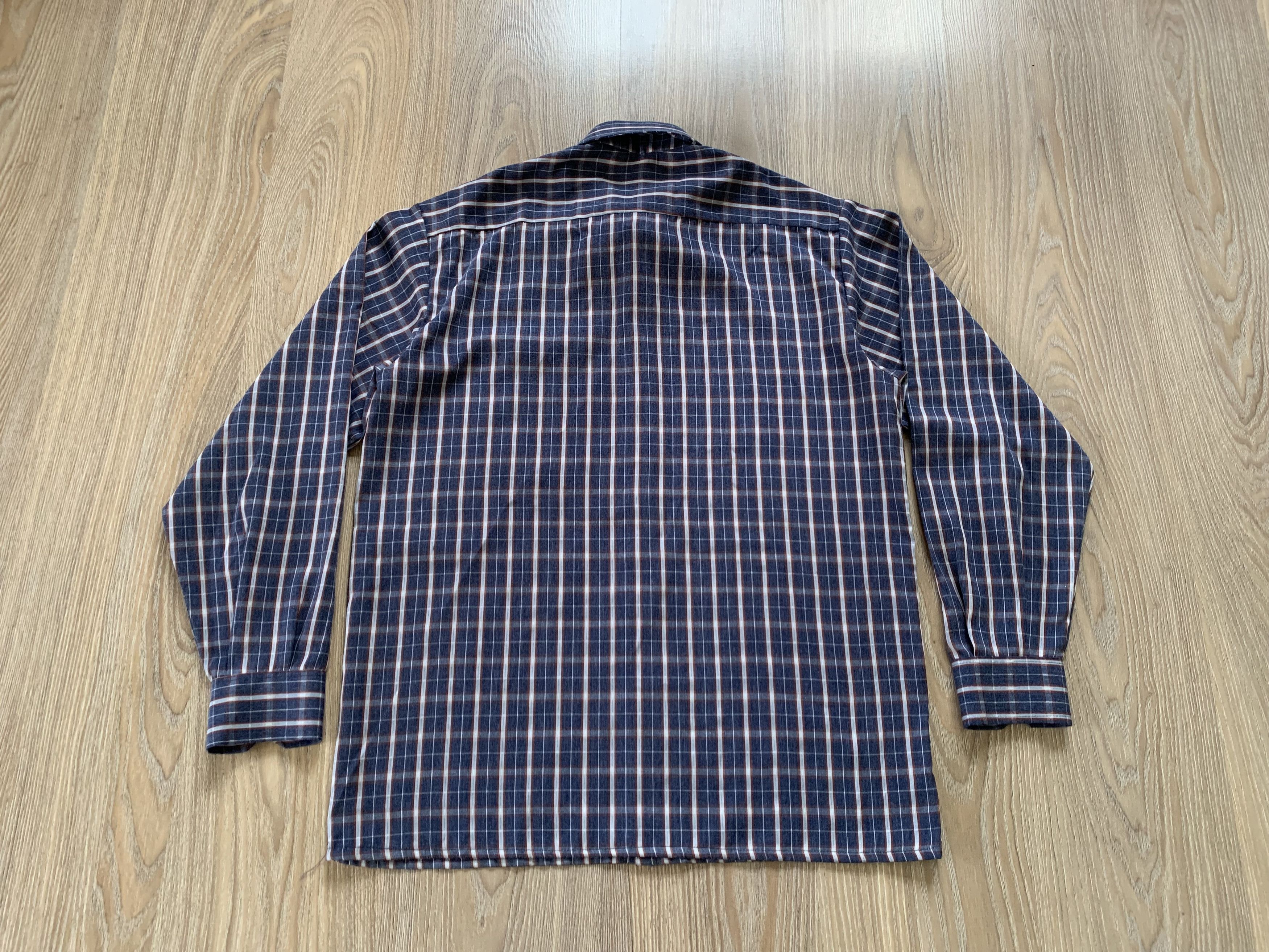 Marlboro Classics Marlboro Classics Vintage Plaid Long Sleeve Shirt Size US L / EU 52-54 / 3 - 3 Thumbnail
