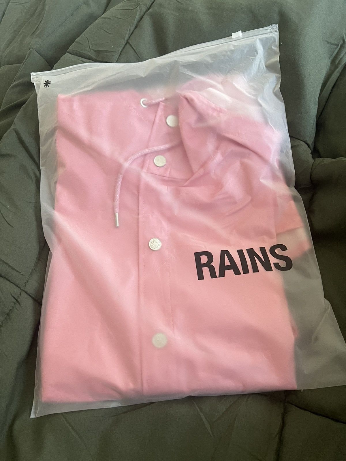 Rains NWT Rains Long Jacket in Pink Sky Size M / US 6-8 / IT 42-44 - 4 Thumbnail