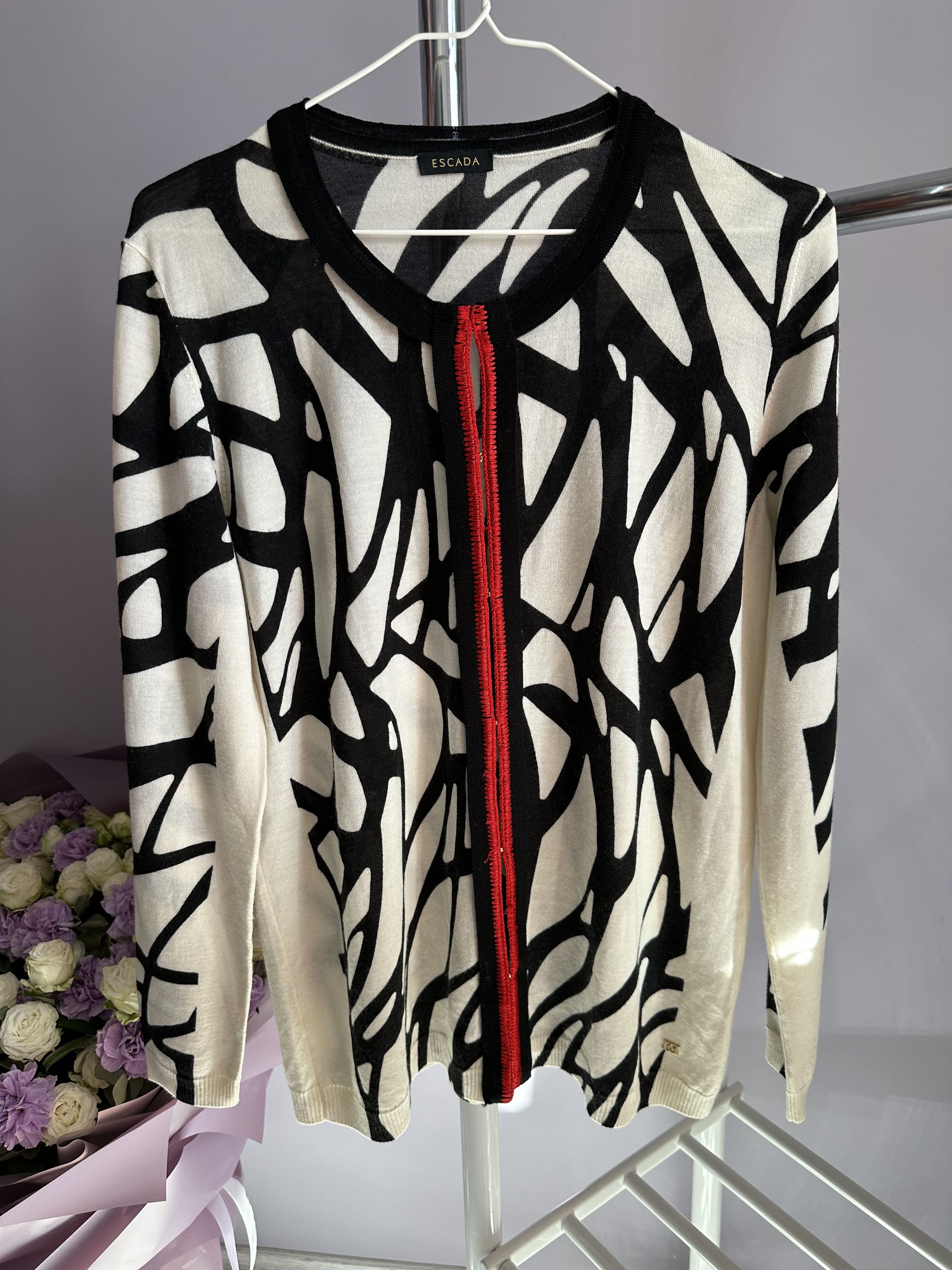 Escada Escape virgin wool cardigan Size S / US 4 / IT 40 - 8 Thumbnail