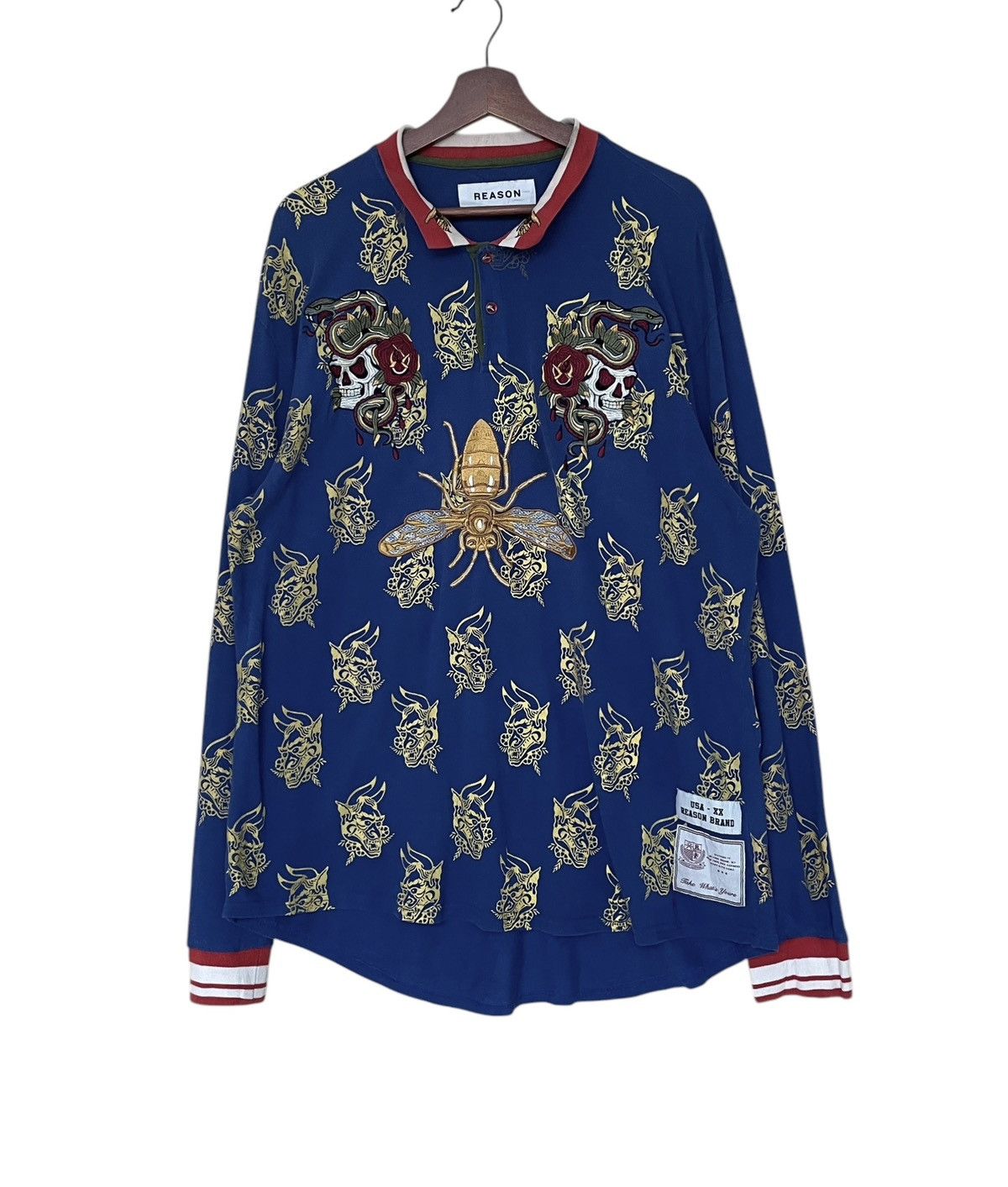 Reason Vintage Brand Reason Longsleeves T-shirt 2000s Size US XXL / EU 58 / 5 - 1 Thumbnail