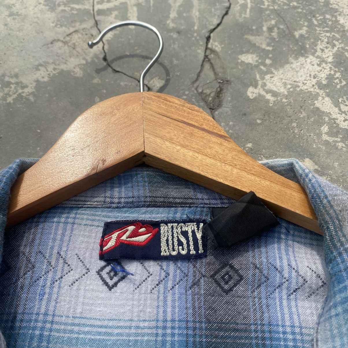 Mambo 1990s RUSTY Pattern Shirt Size US XL / EU 56 / 4 - 6 Thumbnail
