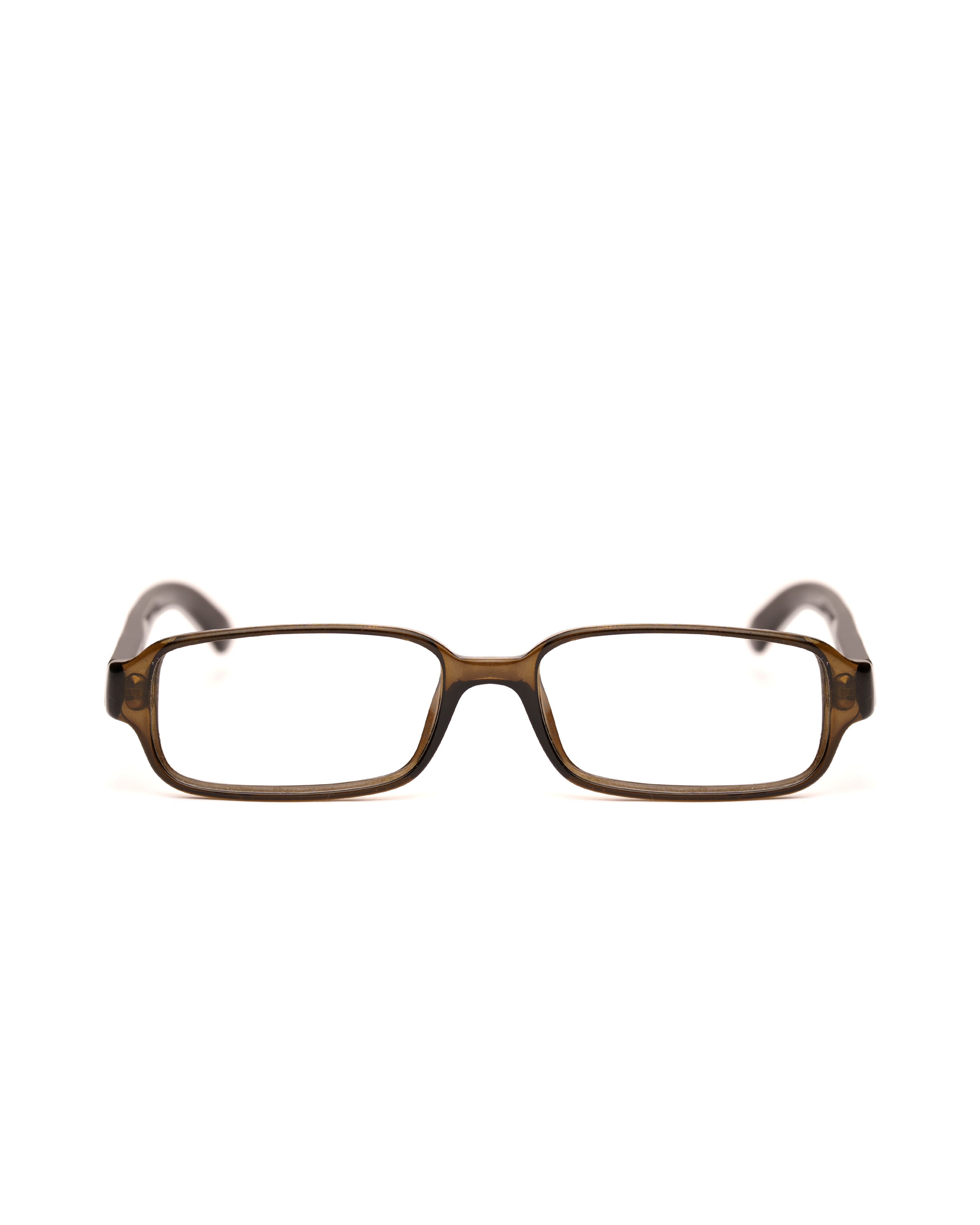 Gucci Gucci '00s Transparent Brown Rectangular Glasses Size ONE SIZE - 2 Thumbnail