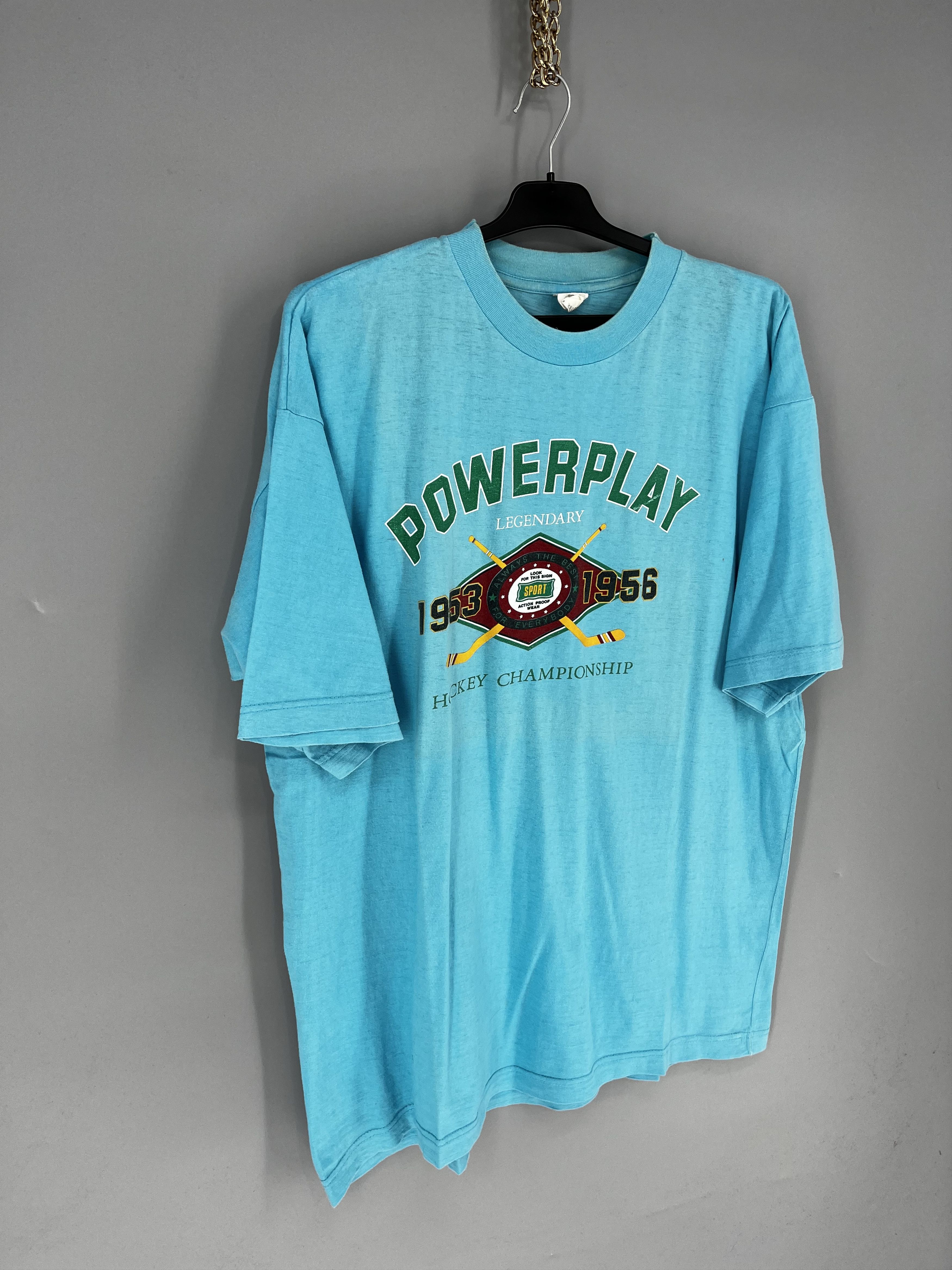 NHL VTG 90s POWERPLAY LEGENDARY 1953 1956 HOCKEY CHAMPIONSHIP Size US XL / EU 56 / 4 - 2 Thumbnail