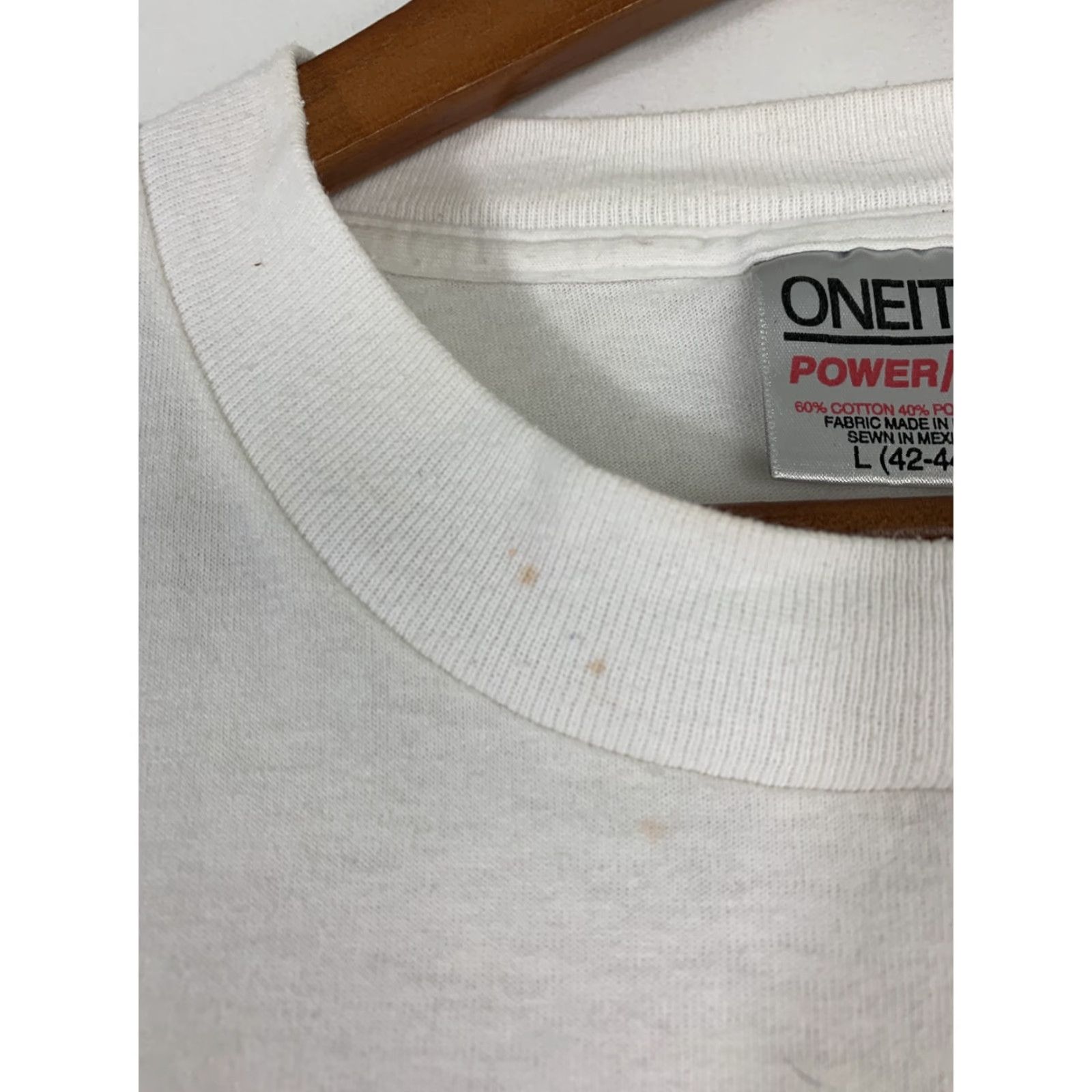Vintage VINTAGE Oneita Large Showboat 1994 40th Anniversary Single Stitch Cotton T-Shirt White L Mens Size US L / EU 52-54 / 3 - 4 Thumbnail