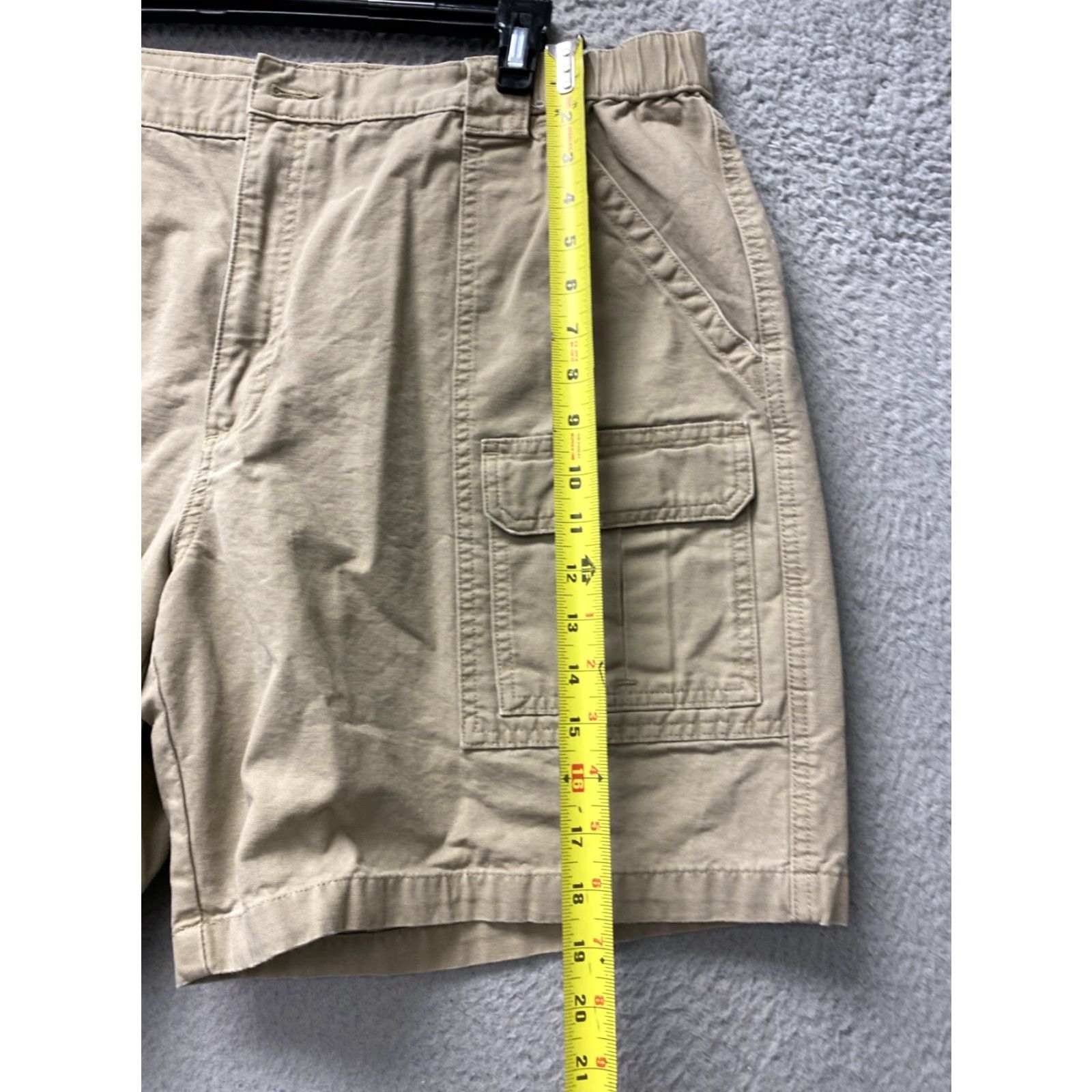Savane VINTAGE Savane Cargo Shorts Men 42 Tan Canvas Casual Travel Hiking Outdoors 9in Inseam Size US 42 / EU 58 - 6 Thumbnail