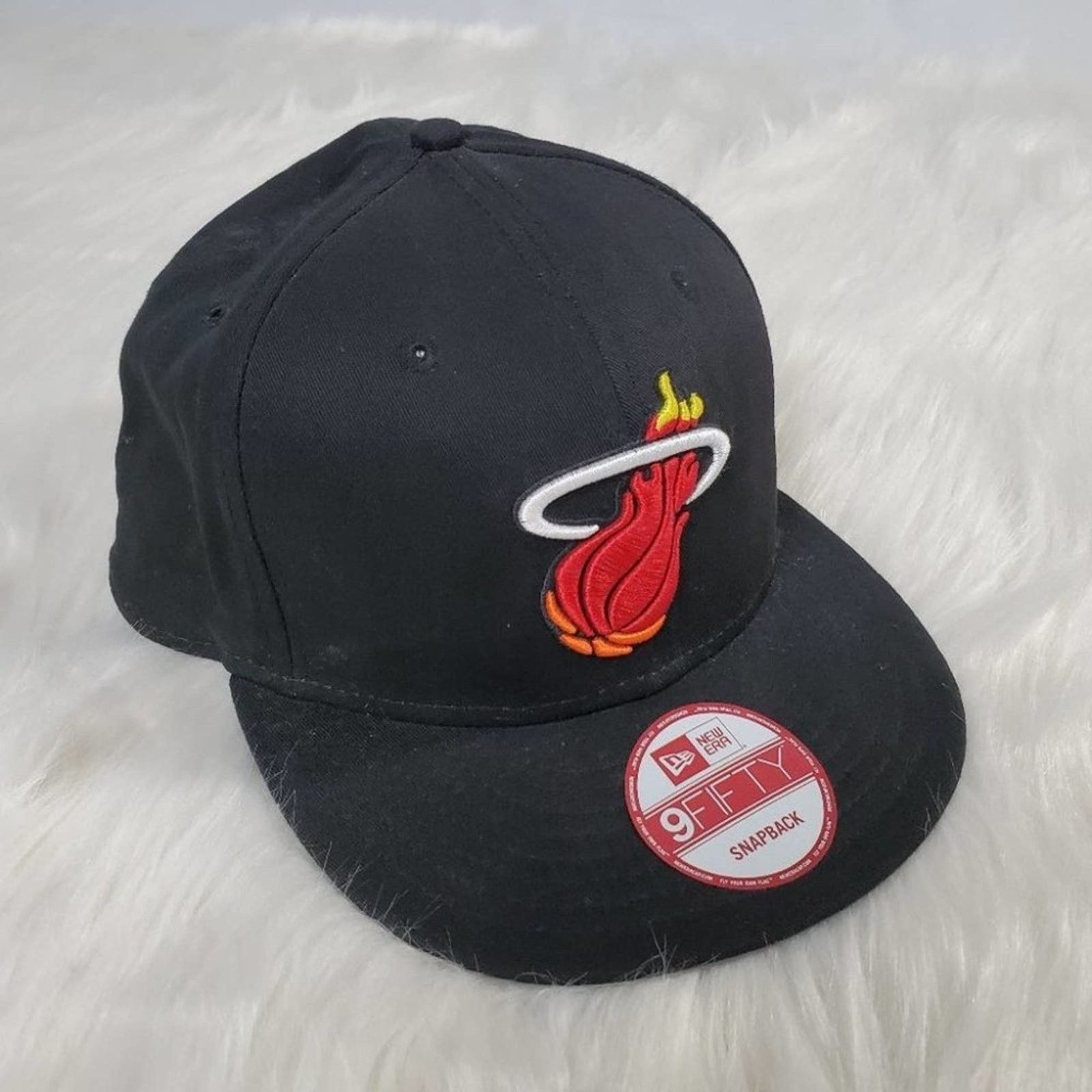 New Era New Era Miami Heat Hardwood Classics Snapback Cap Size ONE SIZE - 1 Thumbnail