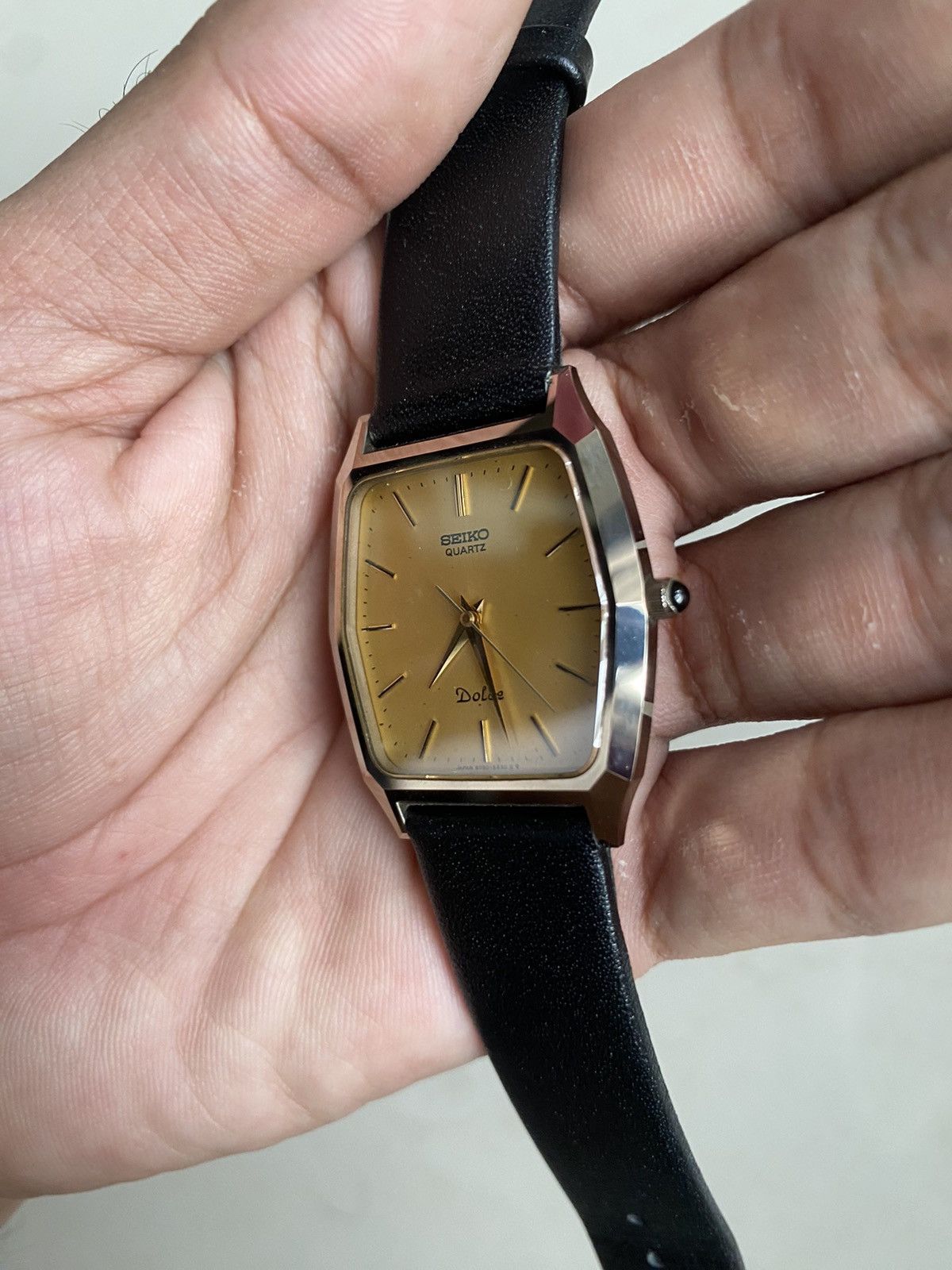 Japanese Brand × Seiko × Vintage Vintage Seiko Dolce Gold 6030 5480 Anti Scratch Japan Size ONE SIZE - 9 Thumbnail