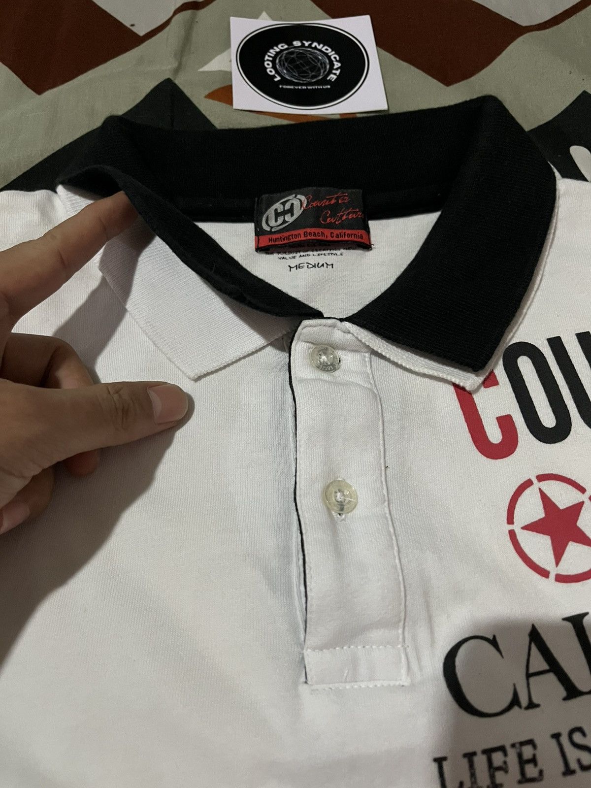 Vintage 🔥 Rare Item Counter Culture Skateboarding Poem Polo Shirt Size US M / EU 48-50 / 2 - 6 Thumbnail