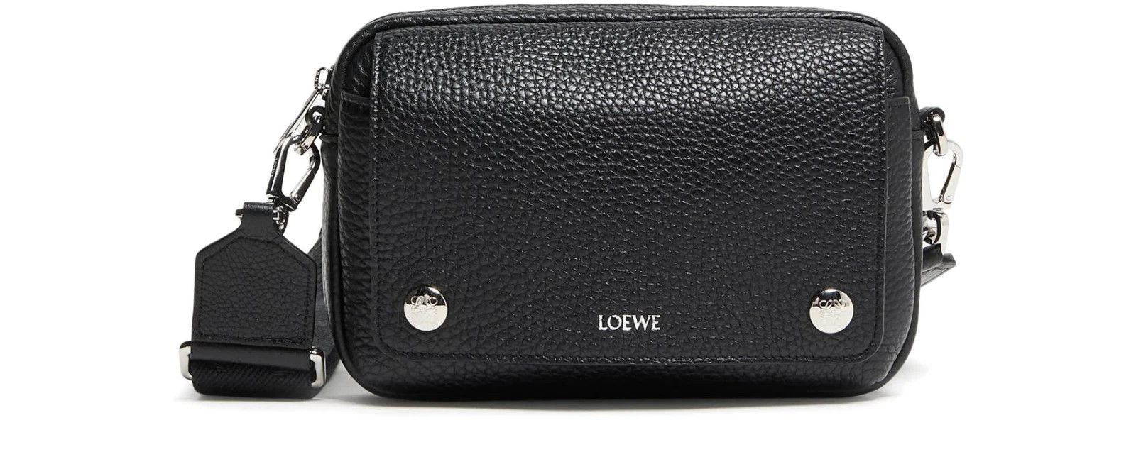LOEWE Pebble Small Black Shoulder Bag New & Authentic