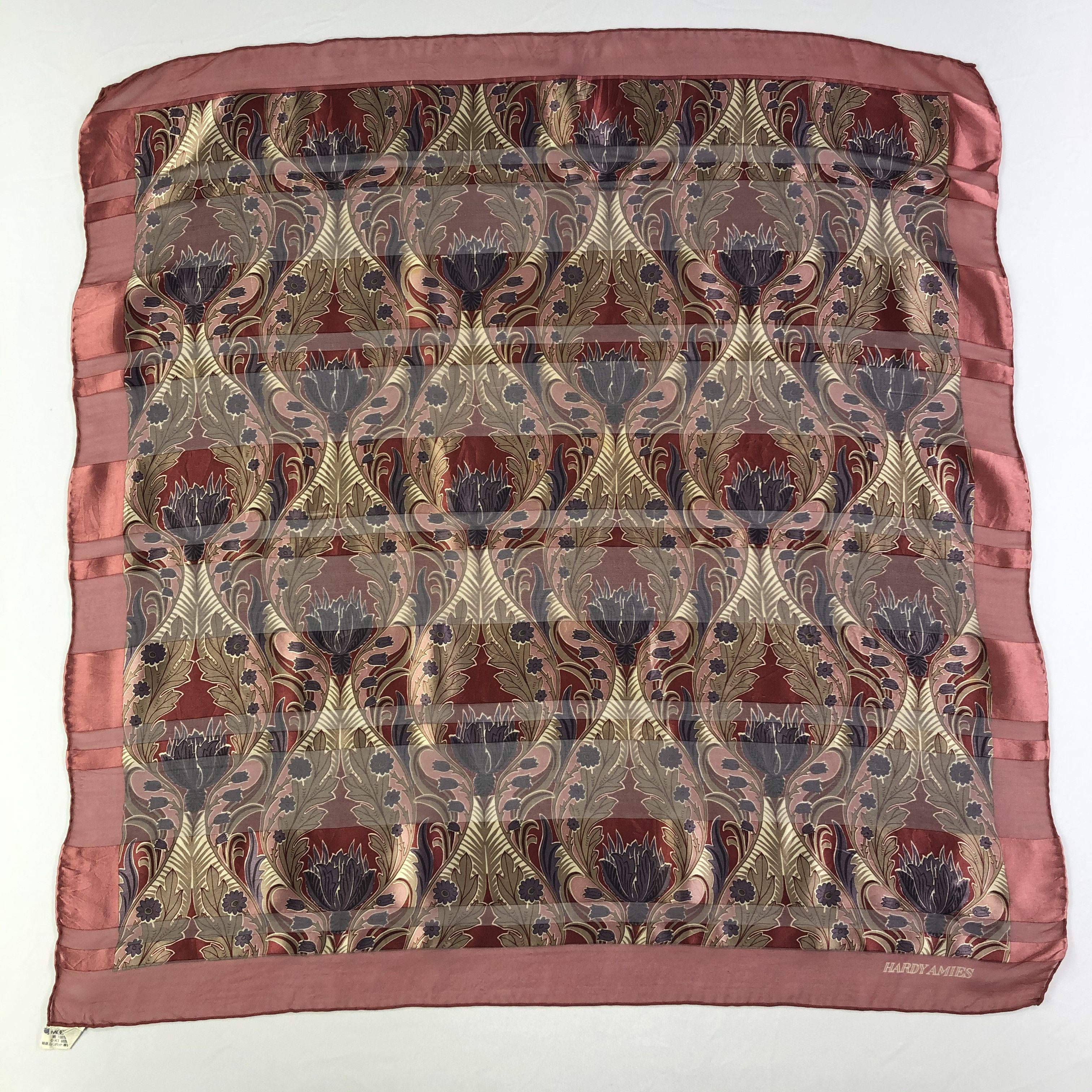 Hardy Amies × Vintage Vintage Hardy Amies Silk Scarf Size ONE SIZE - 2 Thumbnail