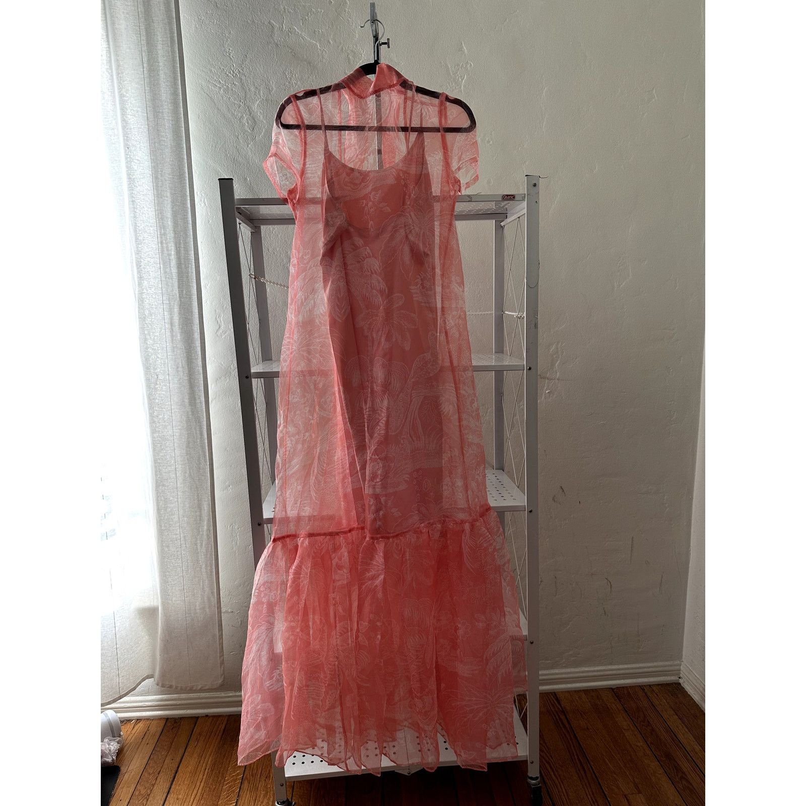 Staud STAUD Calluna Dress Cherry blossom S Size S / US 4 / IT 40 - 1 Thumbnail