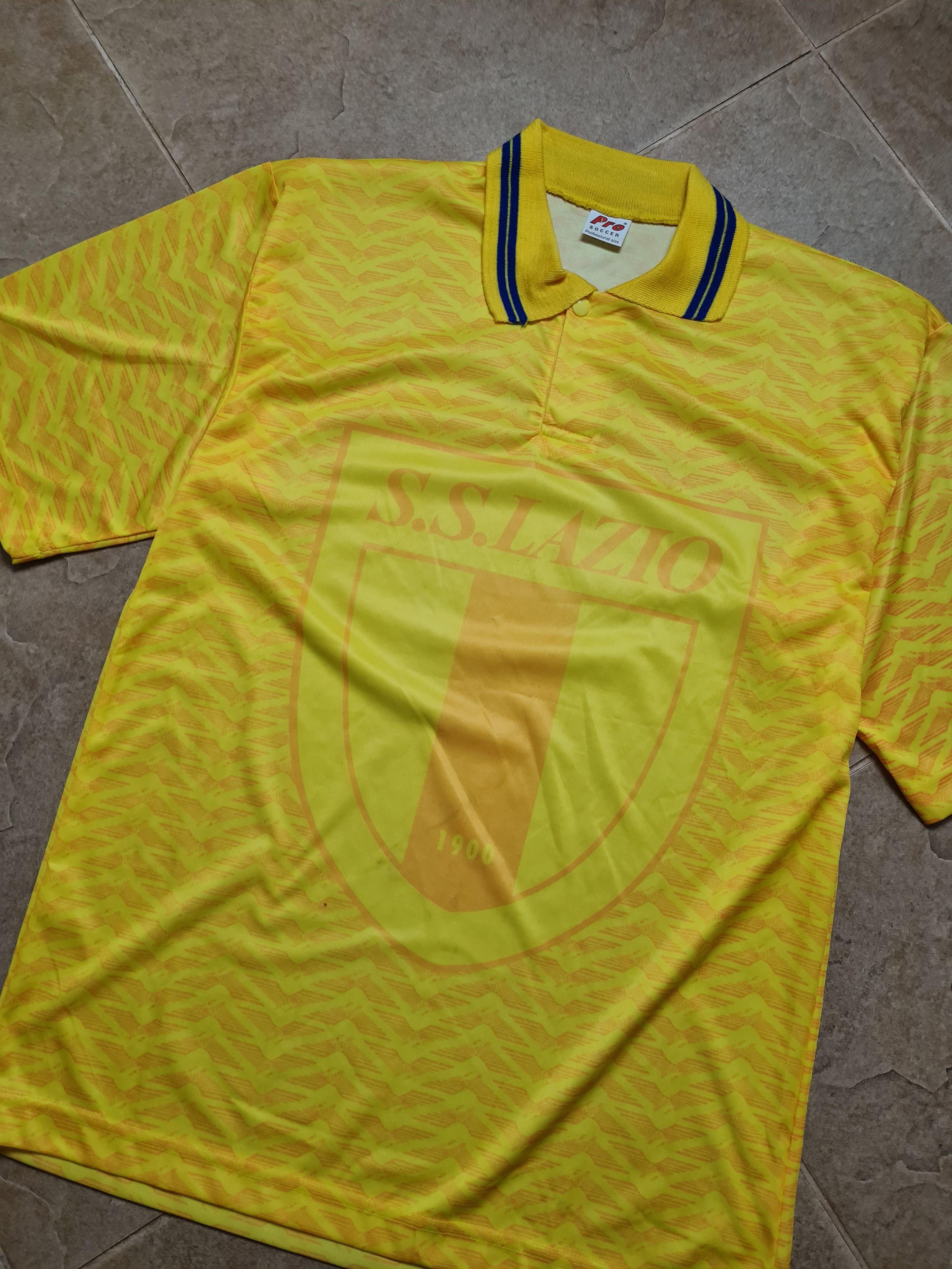 Other Vintage Jersey S.S. Lazio Pro Big Logo Soccer t-shirts 90x Size US L / EU 52-54 / 3 - 5 Thumbnail