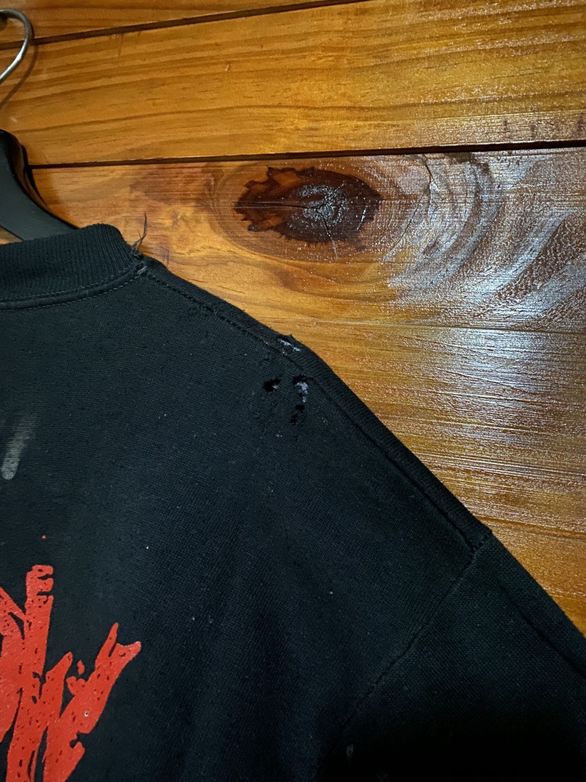 Vintage Vintage 1991 Skid Row Donington Tour Sweatshirt – Distressed Size US M / EU 48-50 / 2 - 11 Thumbnail