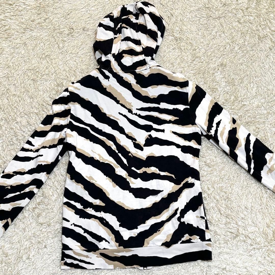 Gucci Gucci Zebra Parka Hoodie - Silver Hardware, Size M Size US M / EU 48-50 / 2 - 4 Thumbnail