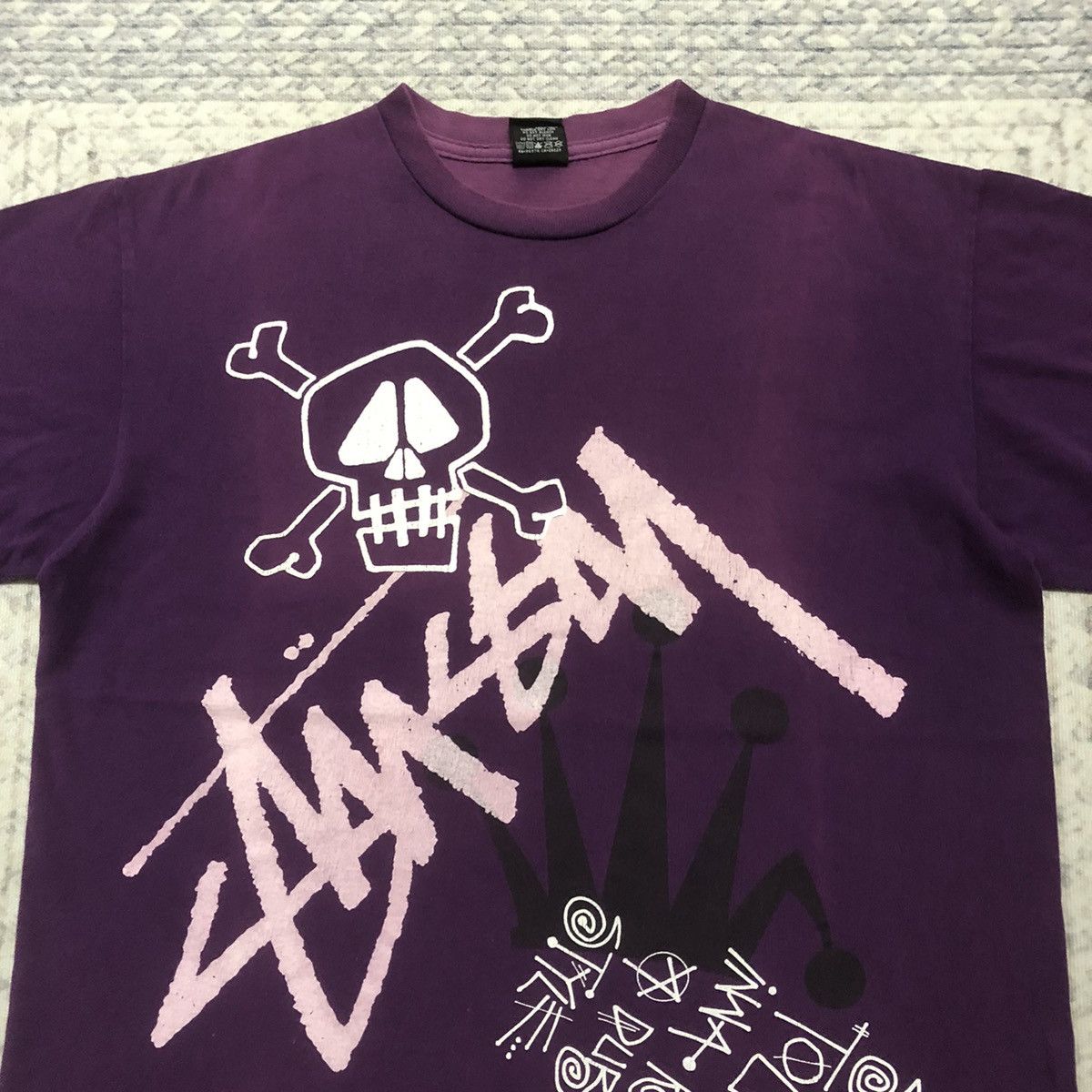 Stussy 🔥Rare Sunfaded Vintage Stussy ‘Rat Patrol’ Multilogo Tees Size US XL / EU 56 / 4 - 2 Thumbnail