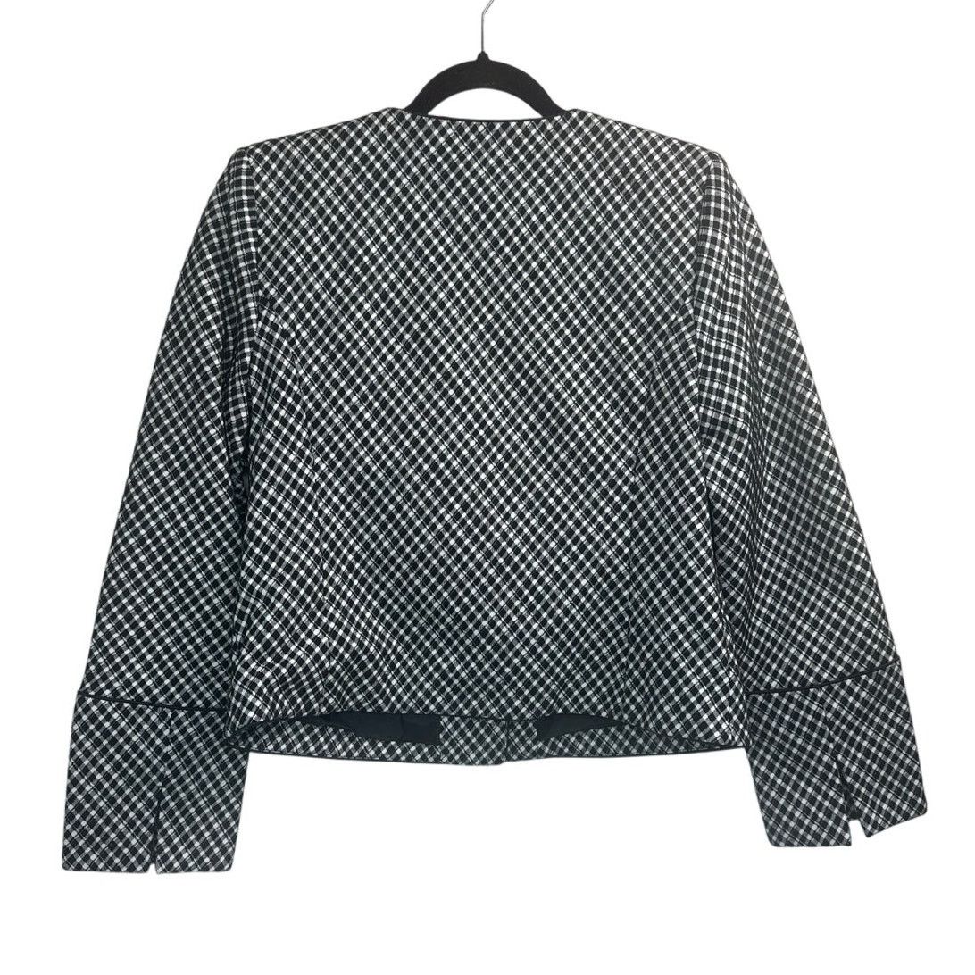 Spanx NWT Spanx Ponte Jacquard Plaid Lady Jacket Black White Size L / US 10 / IT 46 - 8 Thumbnail