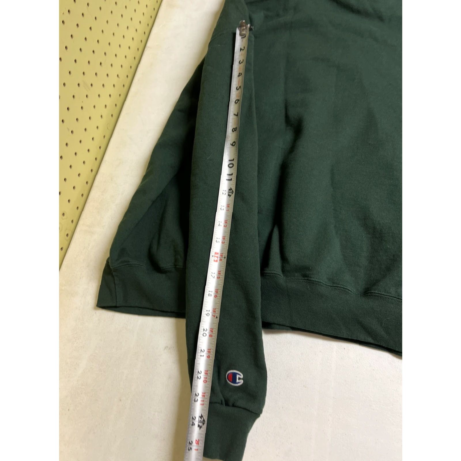 Champion Champion Hoodie Unisex Adults L Green Plymouth State Massachusetts Sweatshirt Pullover Size US L / EU 52-54 / 3 - 6 Thumbnail