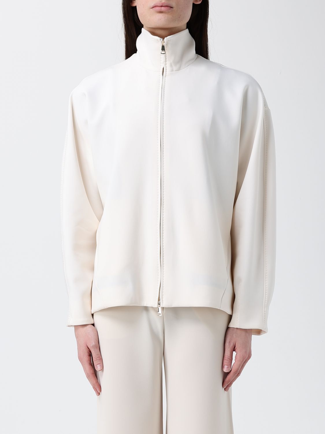 Max Mara Max Mara Jacket Woman Ivory Size M / US 6-8 / IT 42-44 - 1 Thumbnail