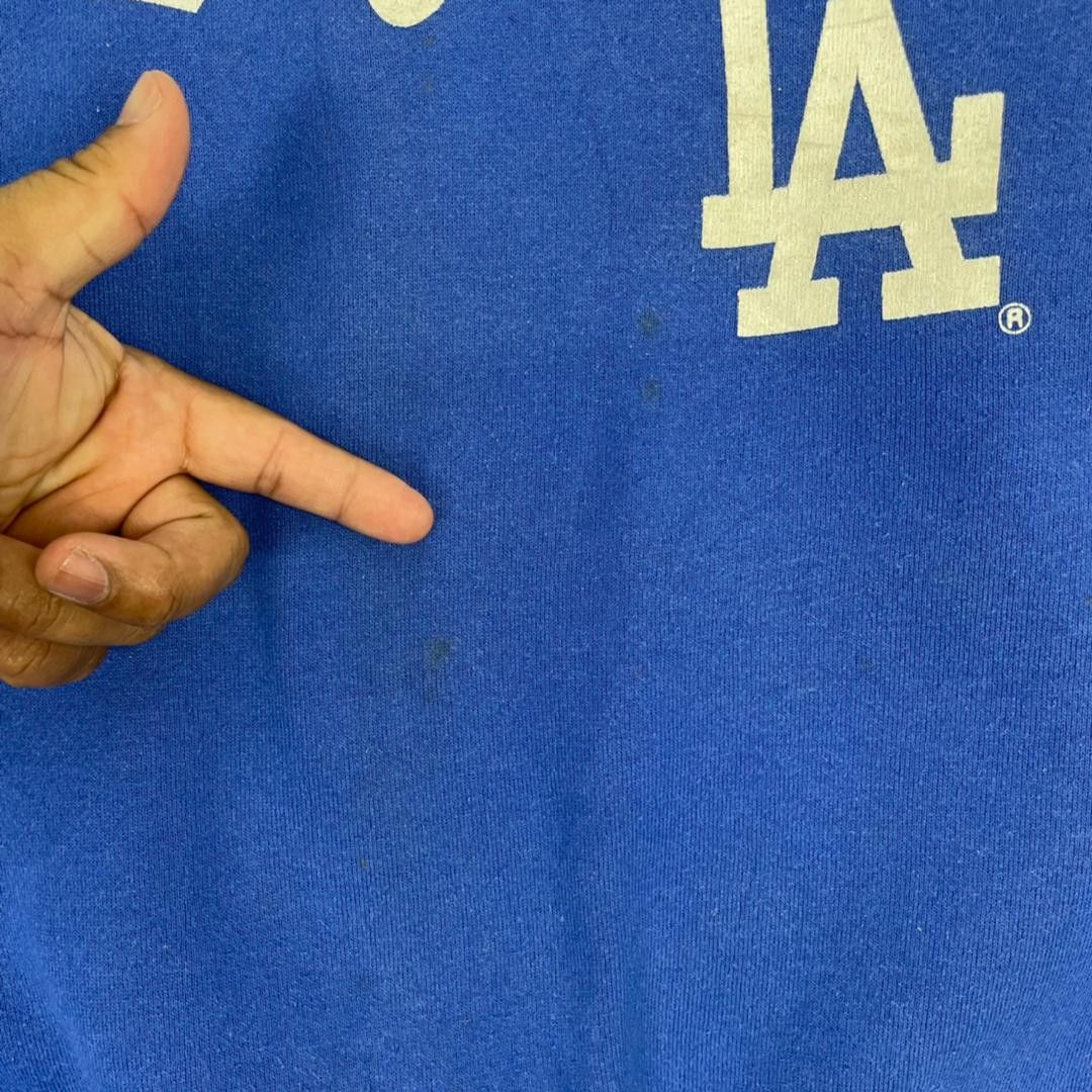 Vintage Vintage 1991 Logo 7 LA Dodgers MLB Pullover Sweatshirt Size US L / EU 52-54 / 3 - 10 Thumbnail