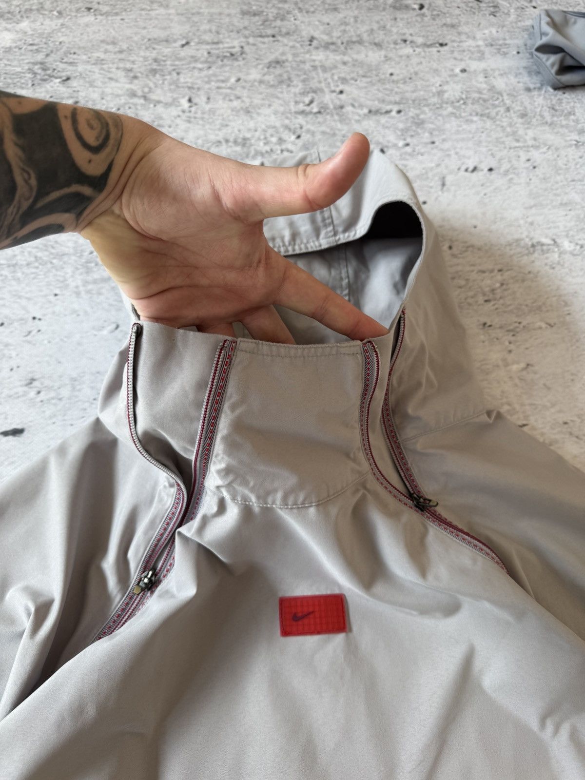 Nike × Vintage NIKE VINTAGE BASIC LOGO OVERSIZE BAGGY LIGHT JACKET Size US L / EU 52-54 / 3 - 9 Thumbnail