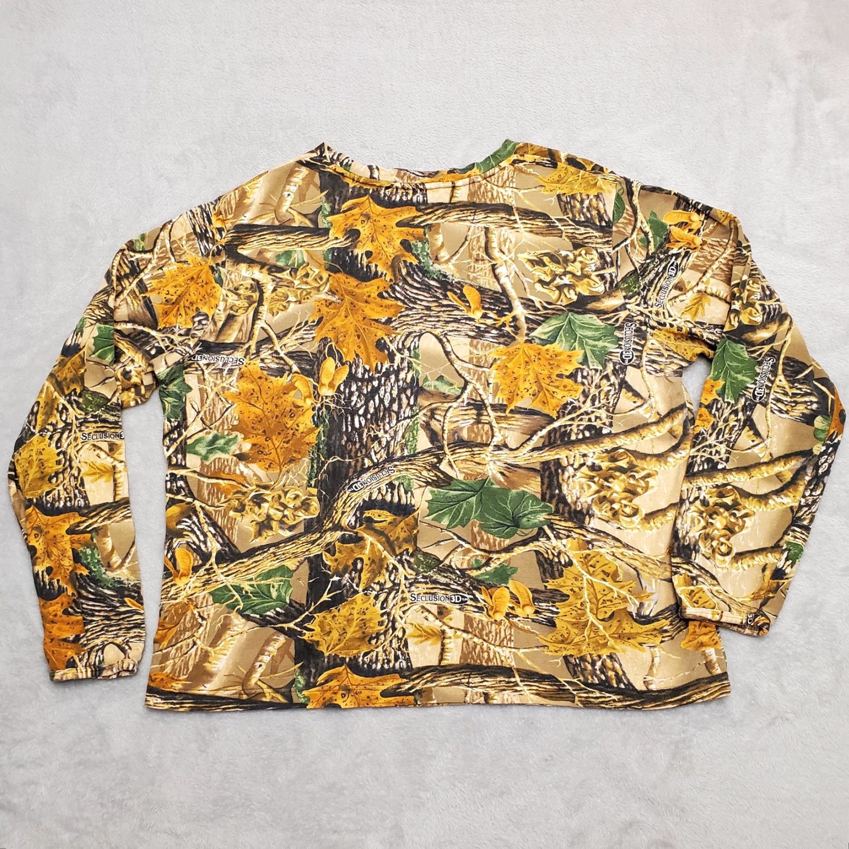 Vintage Vintgage Cabelas Shirt Women L Brown Green Camo Long Sleeve Tee Seclusion 3D Tee Size L / US 10 / IT 46 - 6 Thumbnail