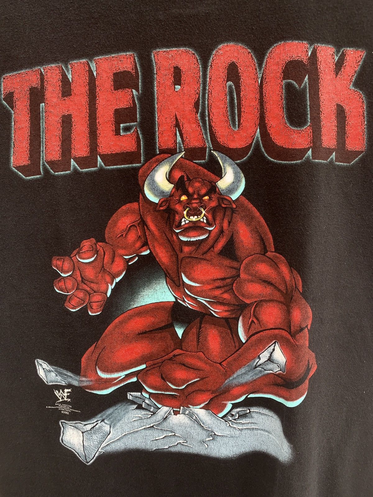 Vintage 🔥GRAIL🔥 Vintage 1999 The Rock WWF Layin The Smack Down Tee Size US M / EU 48-50 / 2 - 3 Thumbnail