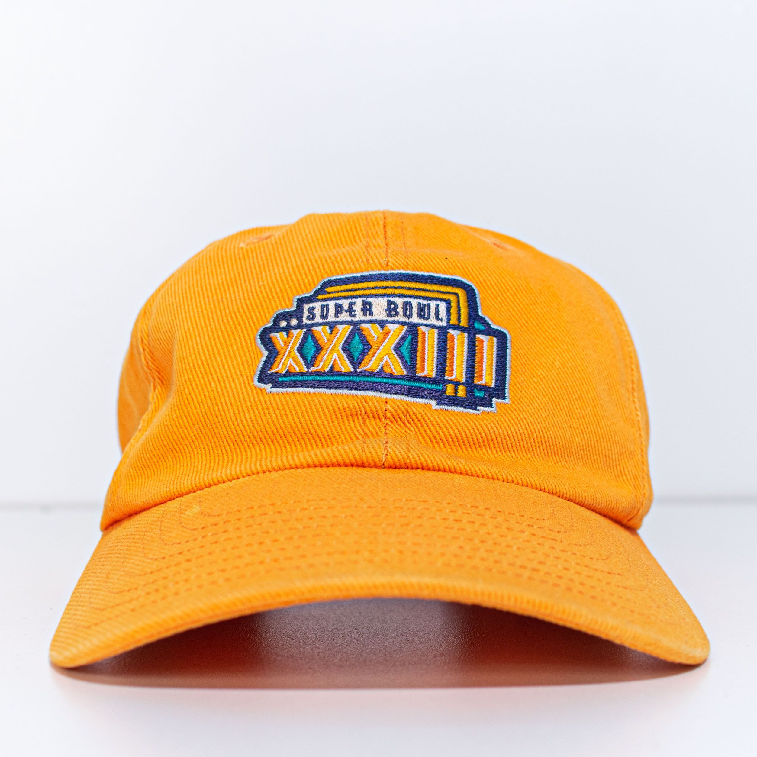 Nike 1999 Super Bowl XXXII Nike Swoosh Hat Strap Back VTG Size ONE SIZE - 2 Thumbnail