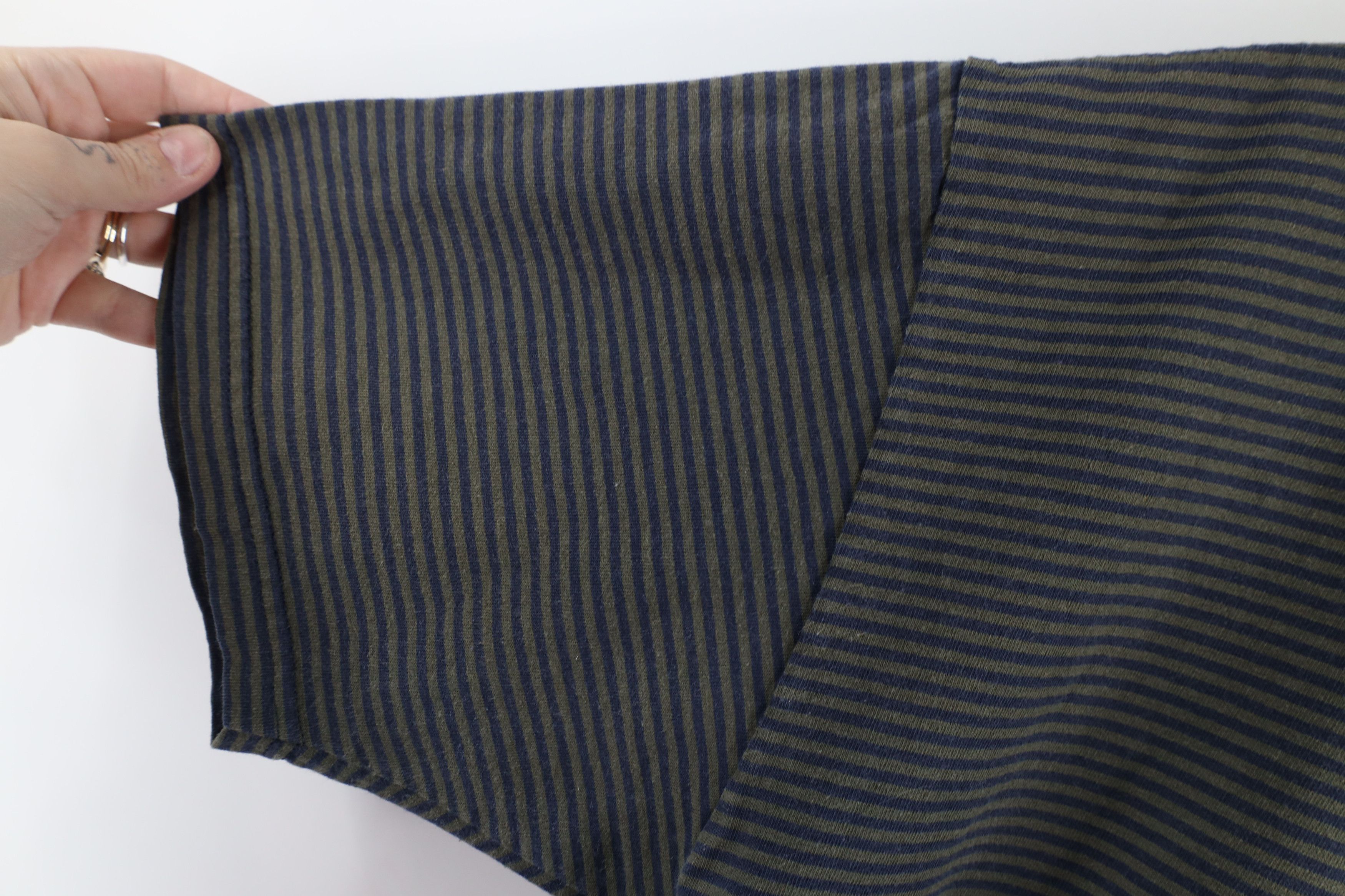 Vintage Vintage 90s Streetwear Striped Short Sleeve T-Shirt Cotton Size US M / EU 48-50 / 2 - 6 Thumbnail