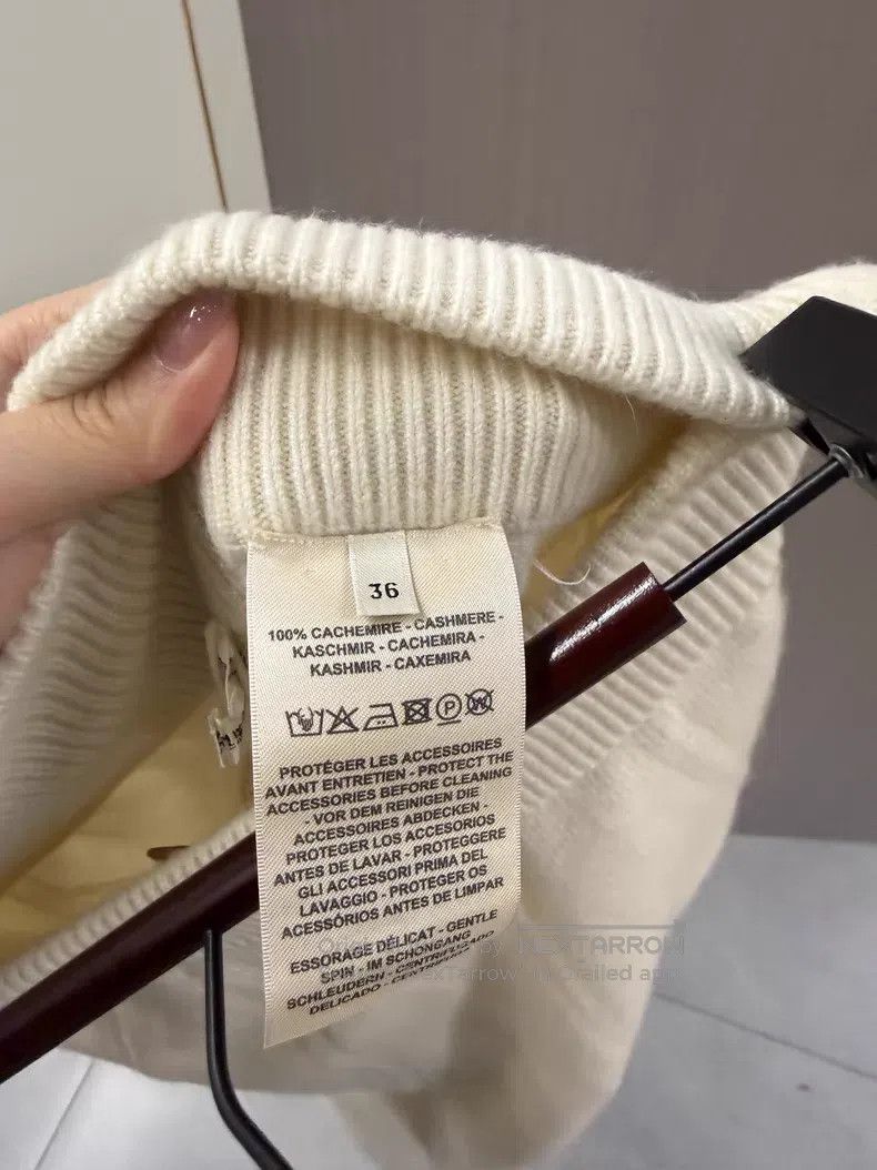 Hermes Hermes Solid Color Cashmere Casual Trousers - Cashmere Size 24" / US 00 / IT 34 - 4 Thumbnail