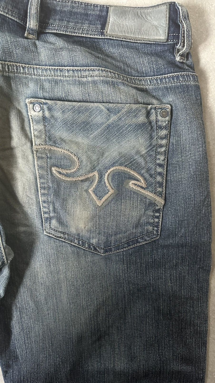 Diesel VINTAGE DIESEL INDUSTRY ZAGHOR BOOTCUT JEANS HEMMED Size US 34 / EU 50 - 15 Thumbnail
