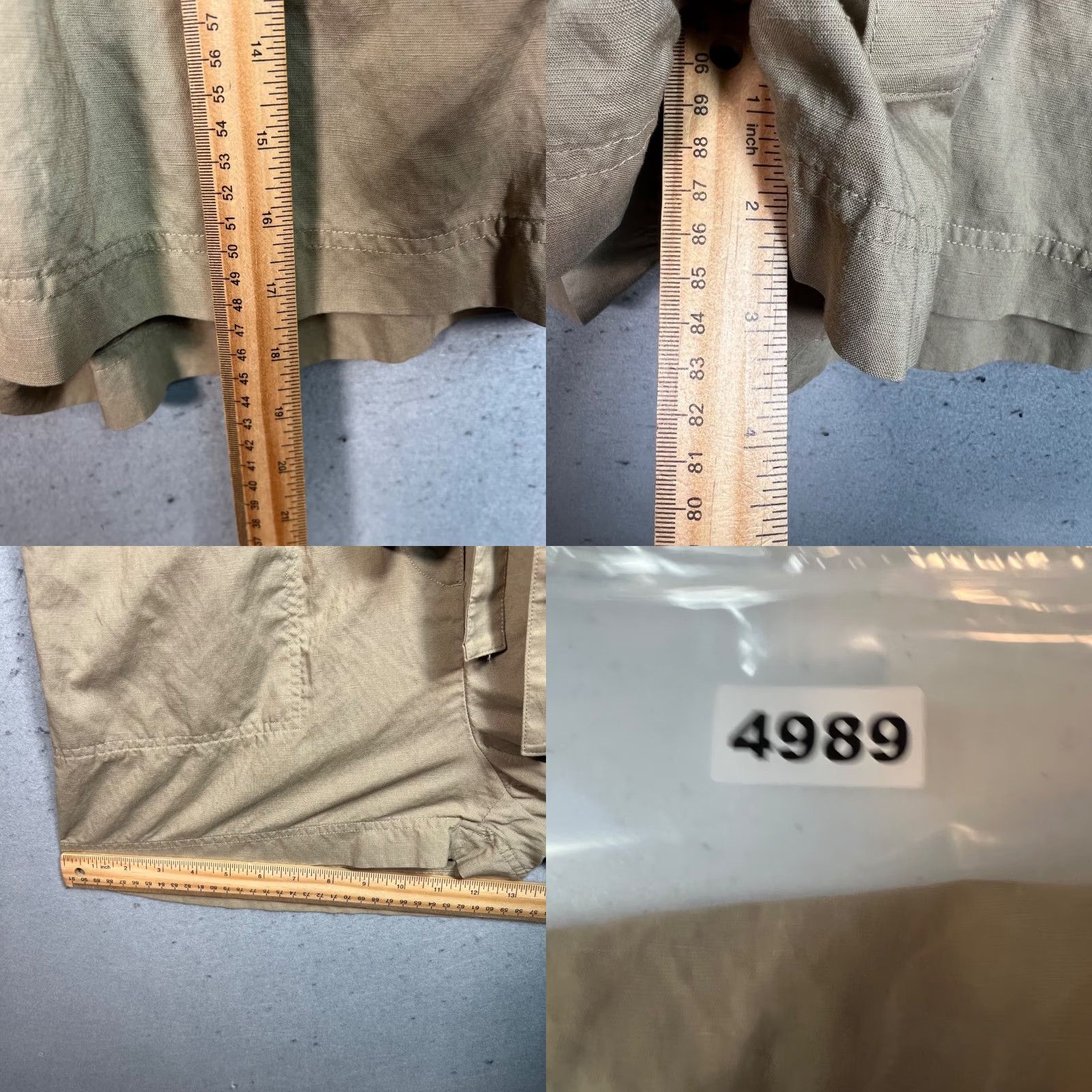 Uniqlo Uniqlo Jumpsuit Womens Size L Khaki Linen Blend Belt Wide-Leg Casual One-Piece Shirt Womens L Khaki Linen-Blend Jumpsuit with Belt Size 36" / US 14 / IT 50 - 8 Thumbnail