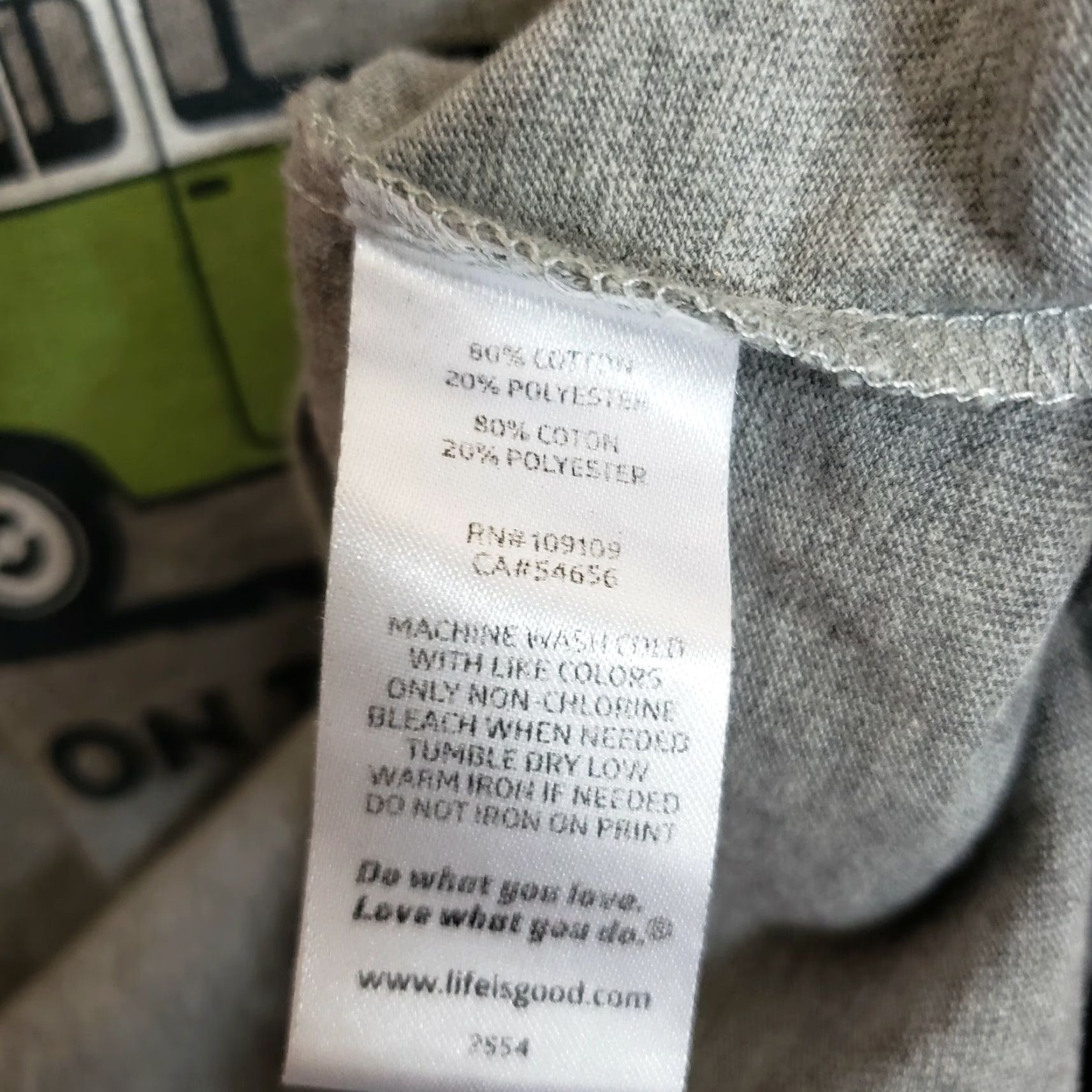 Life is Good Life is Good Womens Crusher Tee Sz XS Gray On The Road Short Sleeve Shirt Mens Womens? Size 26" / US 2 / IT 38 - 5 Thumbnail