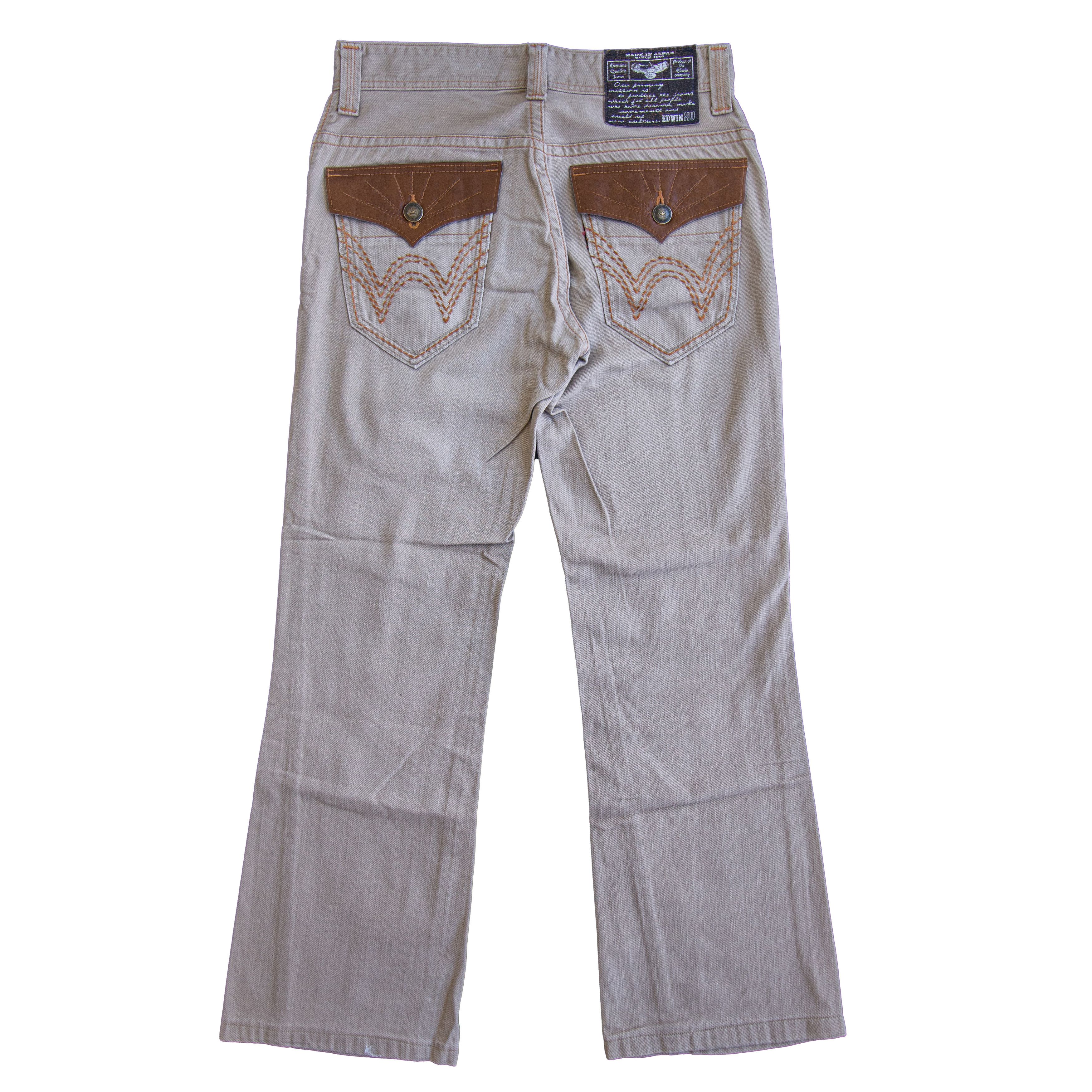 Edwin × Vintage Edwin XV Exclusive Vintage Brown Jeans Size US 32 / EU 48 - 1 Thumbnail