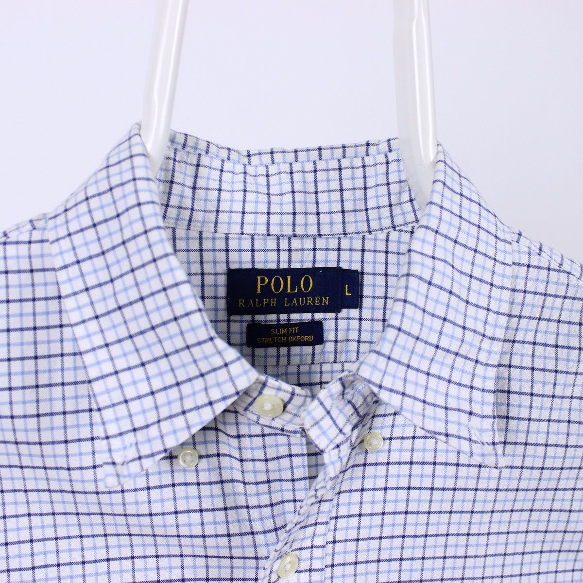 Polo Ralph Lauren × Ralph Lauren × Vintage Polo Ralph Lauren Shirt Slim Fit Long Sleeve Size US L / EU 52-54 / 3 - 3 Thumbnail