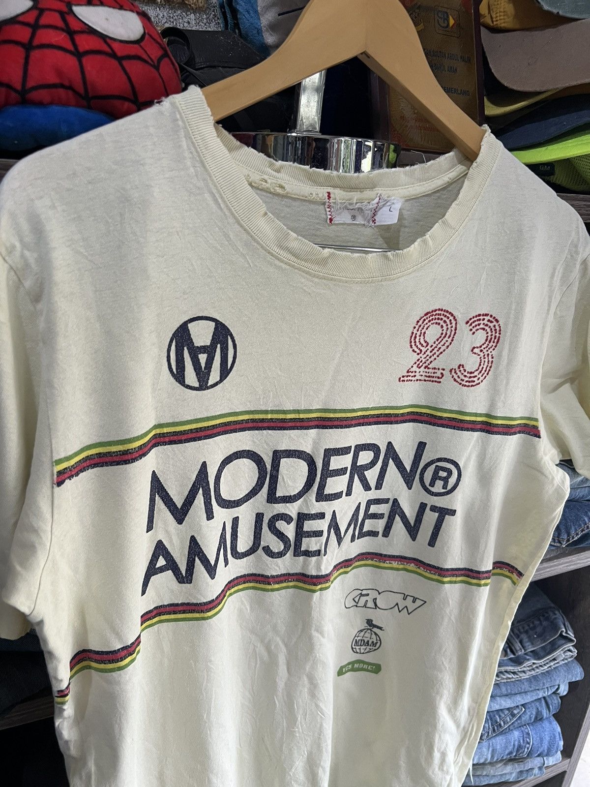 Modern Amusement 🔥Distressed Modern Amusement Tee Size US M / EU 48-50 / 2 - 12 Thumbnail