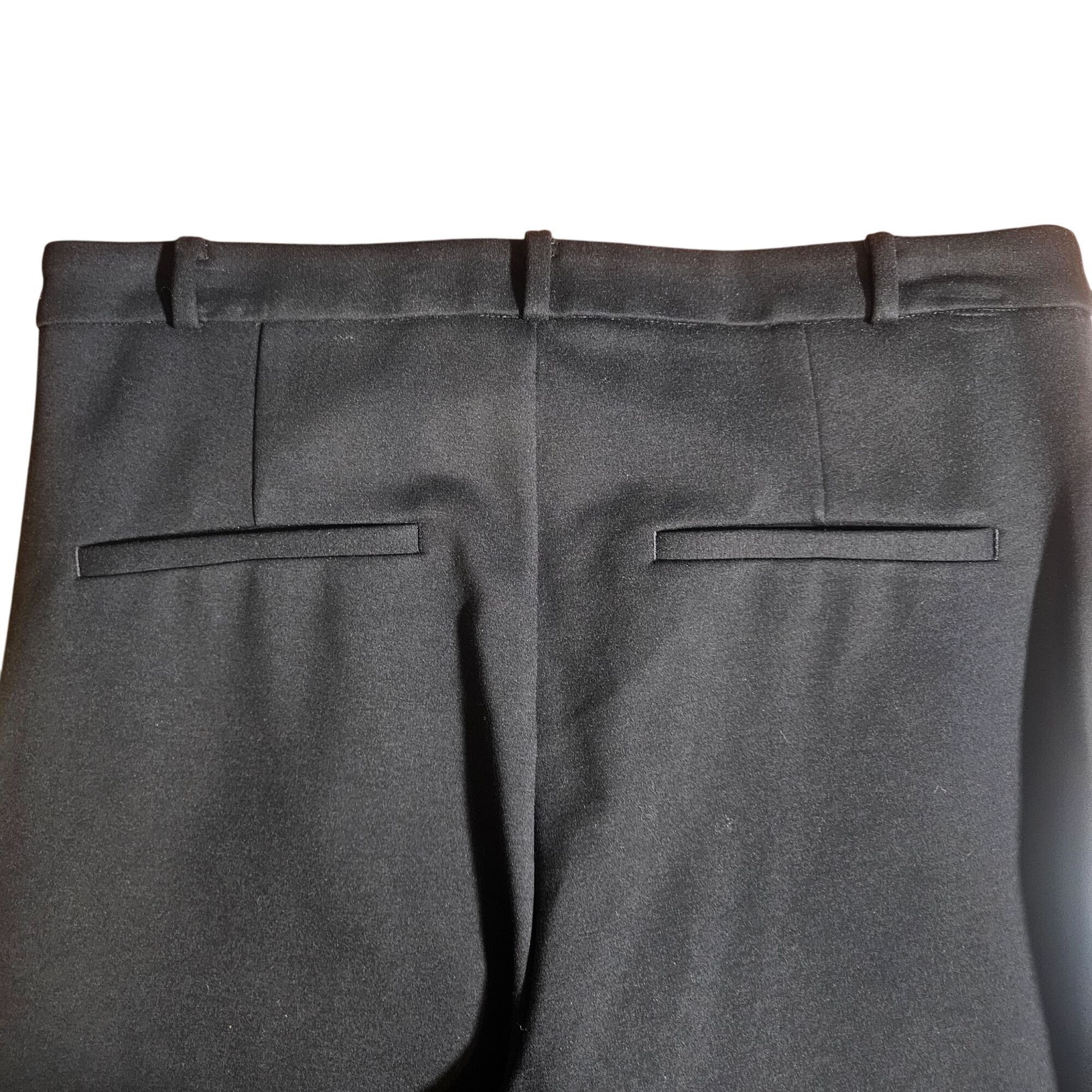 Anthropologie Anthropologie Women Black Thick Stretch Pant 10 Quiet Luxury Size 32" / US 10 / IT 46 - 6 Thumbnail