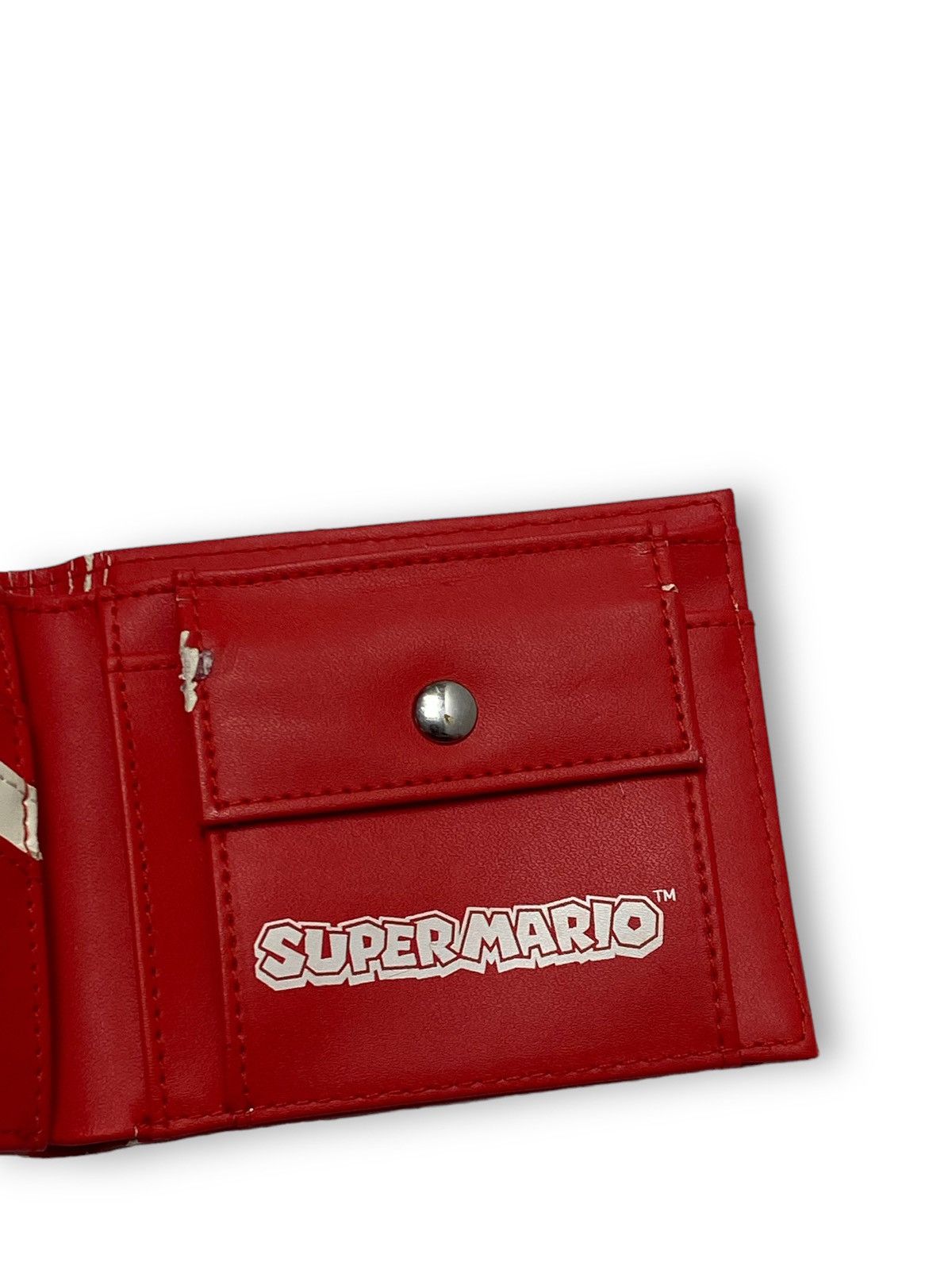 Nintendo 2018 Vintage MARIO NINTENDO Big M Logo Red Purse Wallet Size ONE SIZE - 3 Thumbnail
