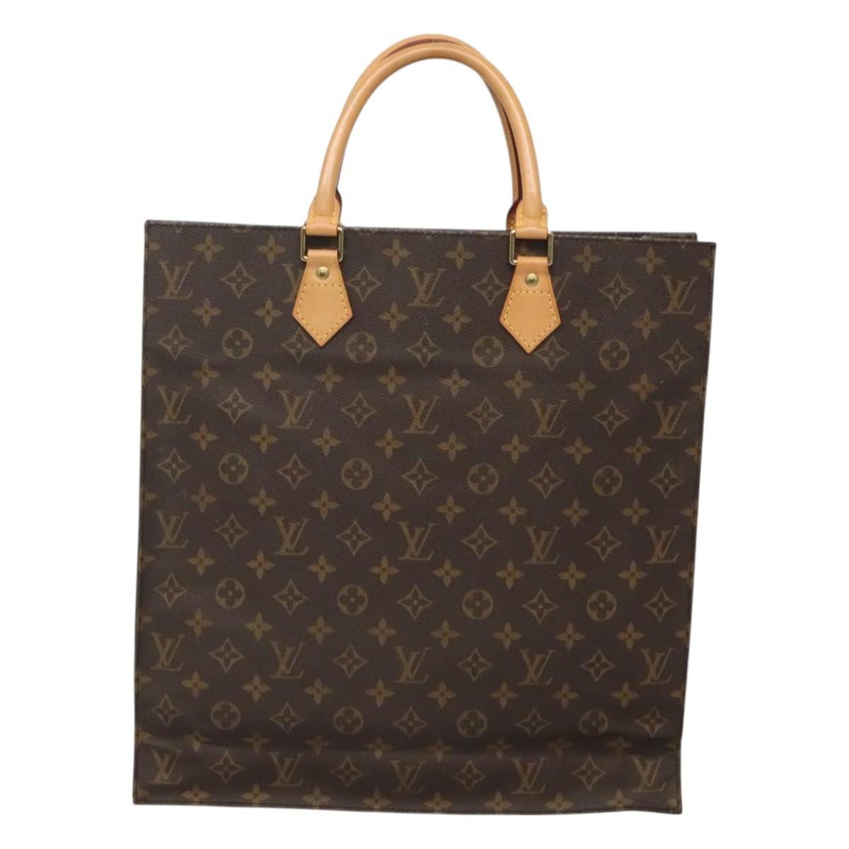 Louis Vuitton LOUIS VUITTON Monogram Sac Plat Hand Bag M51140 Size ONE SIZE - 13 Thumbnail